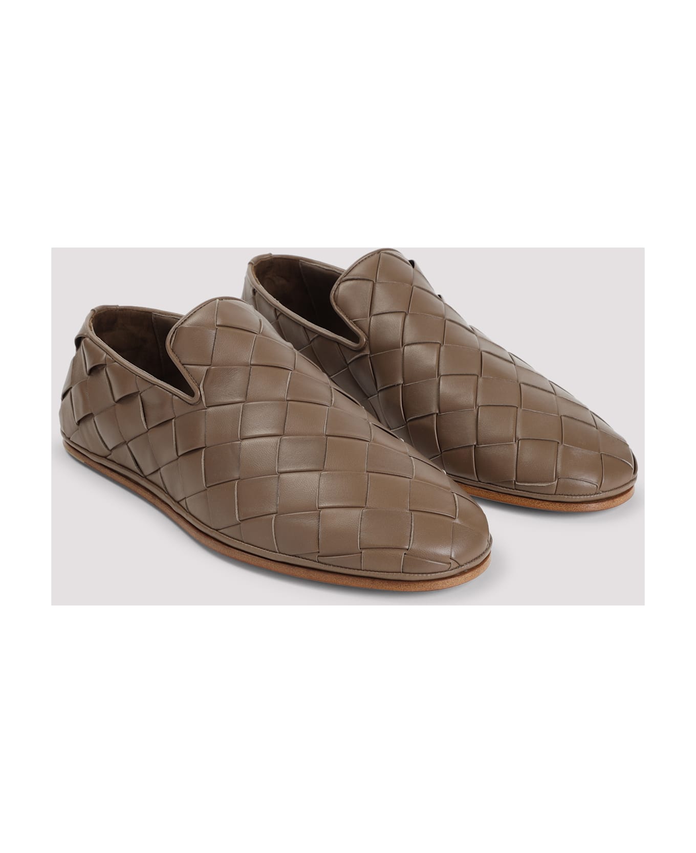 Bottega Veneta Sunday Slippers - Pinecone