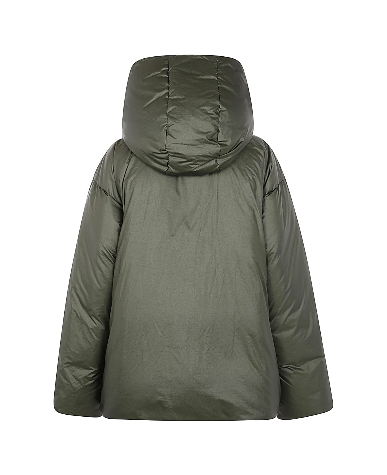 Sofie d'Hoore Reversible Hooded Jacket Down Filled - Khali Slate Melange ジャケット