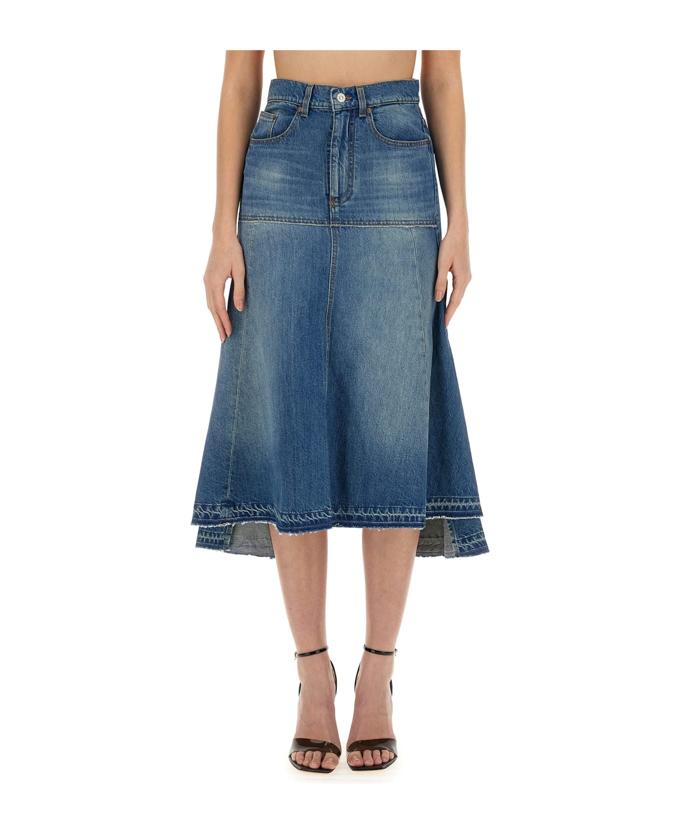 Victoria Beckham Denim Skirt - BLU
