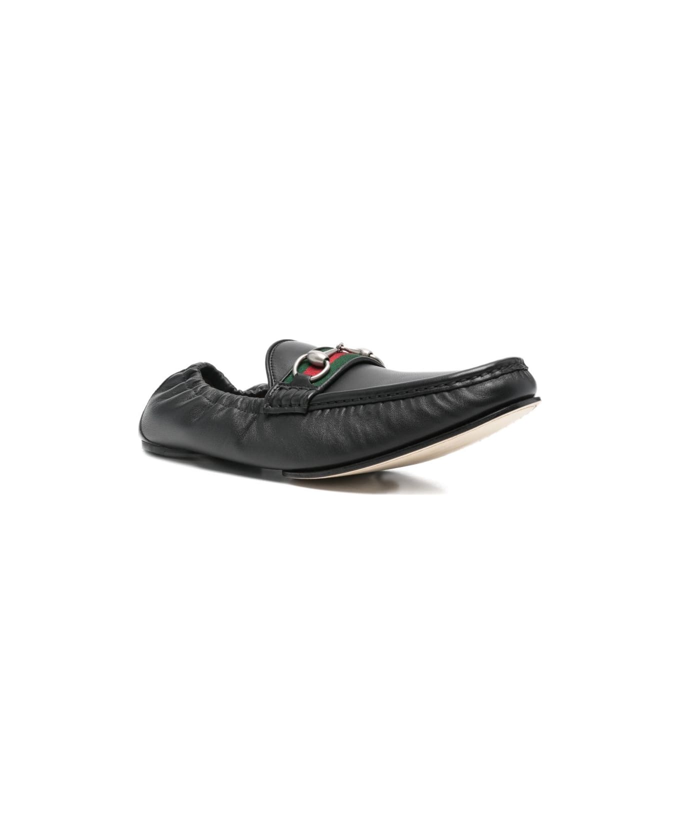 Gucci Horsebit 1953 Leather Loafers - Black