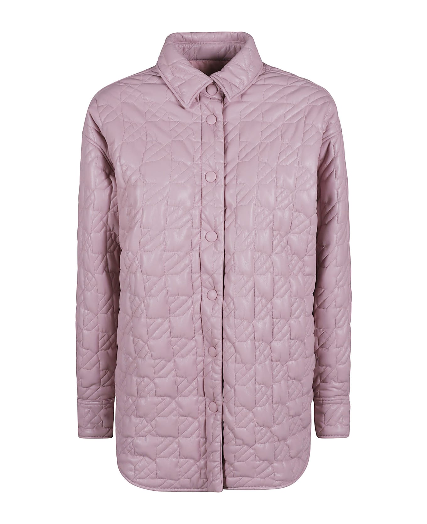 MSGM Quilted Buttoned Jacket - Rosa