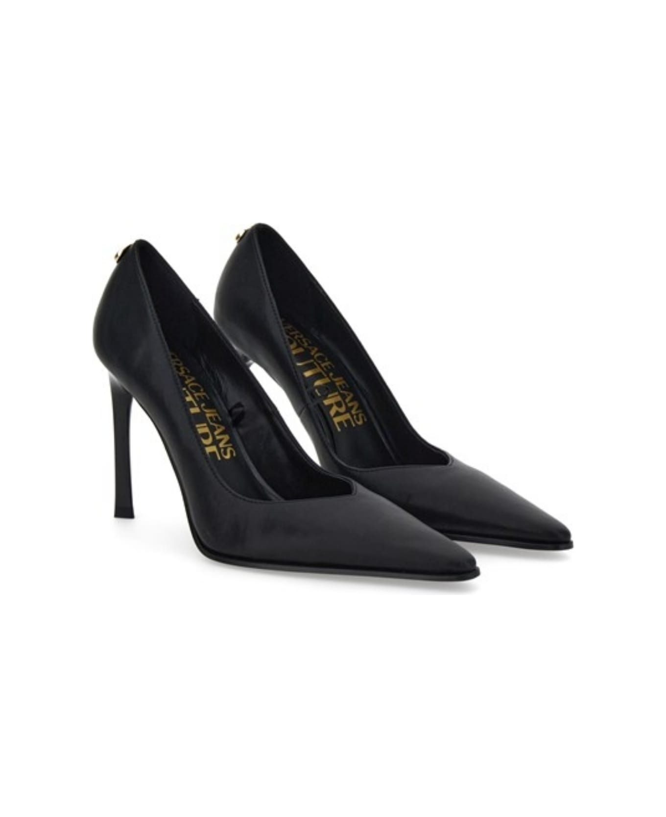 Versace Jeans Couture High Heel Shoes - Black