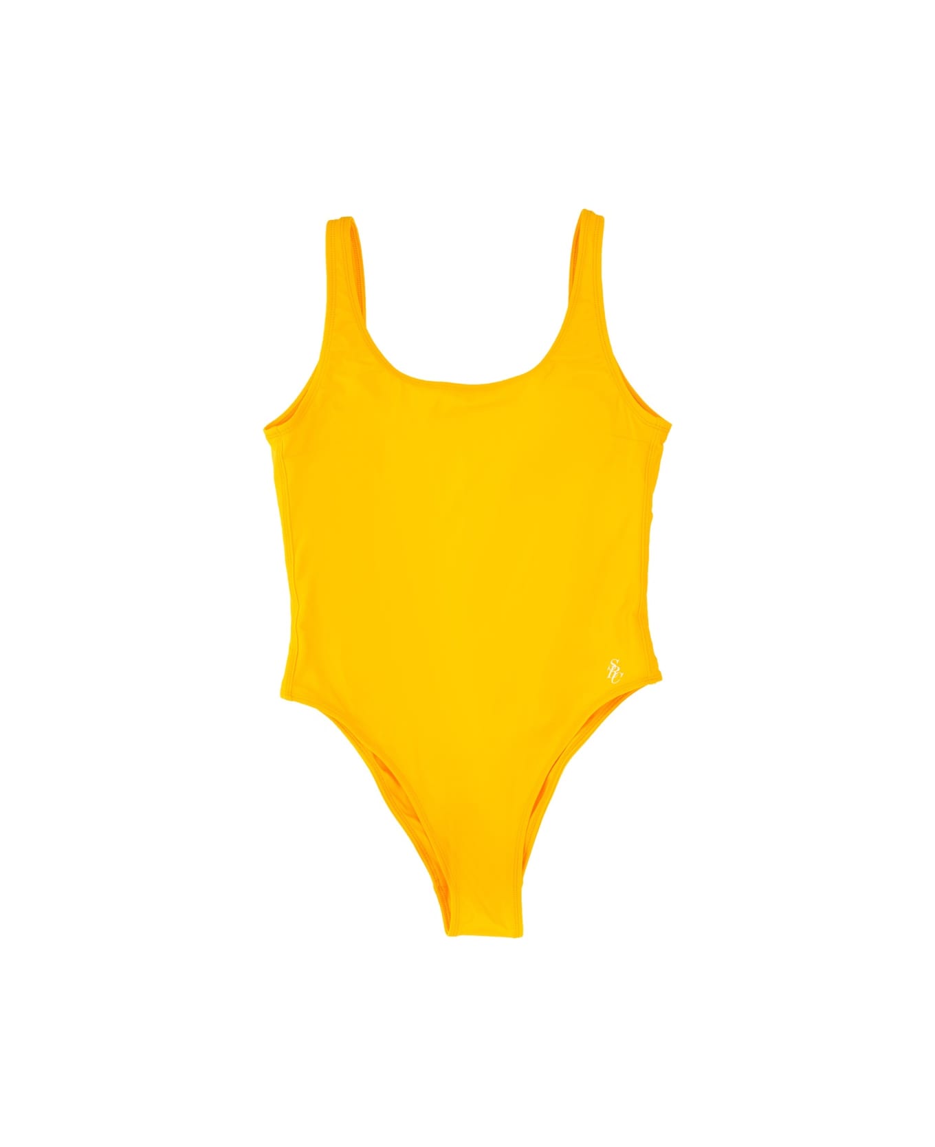 Sporty 
Rich Carla One-piece Swimsuit - YELLOW