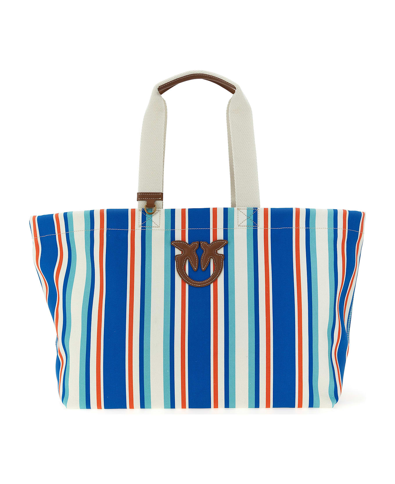Pinko Maxi Stripes Shopping Bag | italist