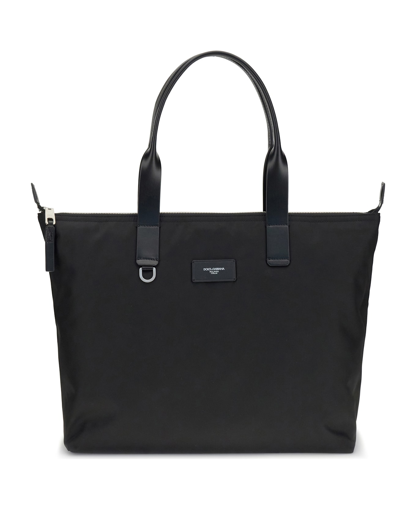 Dolce 
Gabbana Medium Tote Bag Crocodile Print - Black