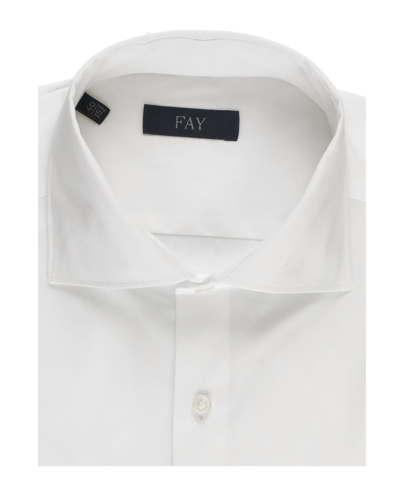 Fay Cotton Shirt - White シャツ