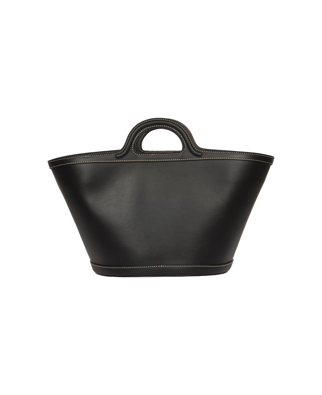 Marni Leather Small Tropicalia Bucket Bag - Black