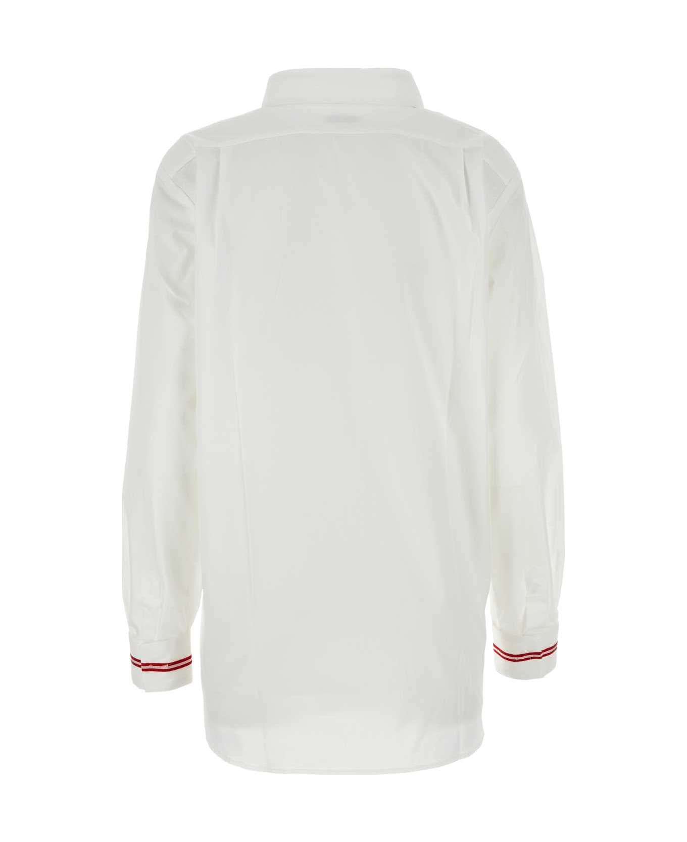 Dries Van Noten White Poplin Shirt - White シャツ
