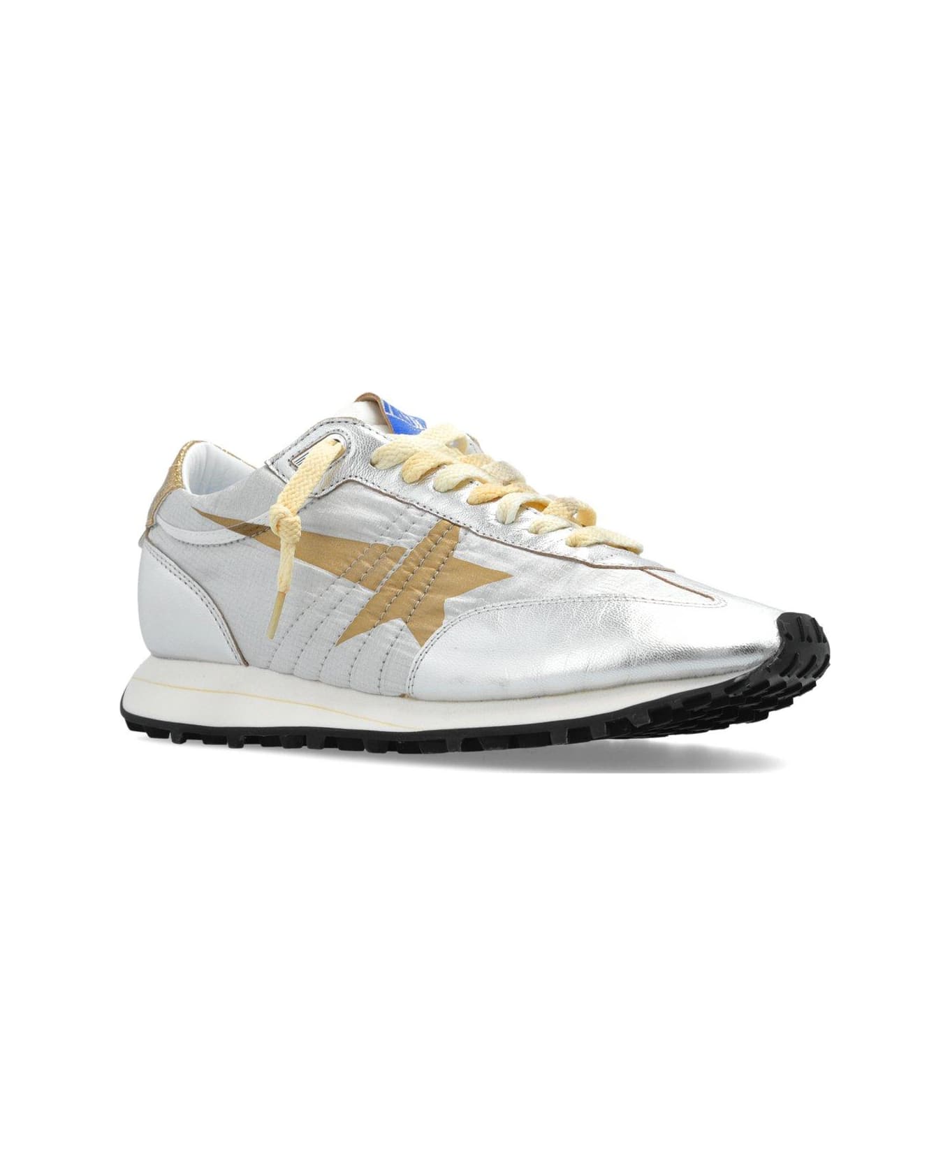 Golden Goose Running Marathon M77 Sneakers - SILVERGOLD