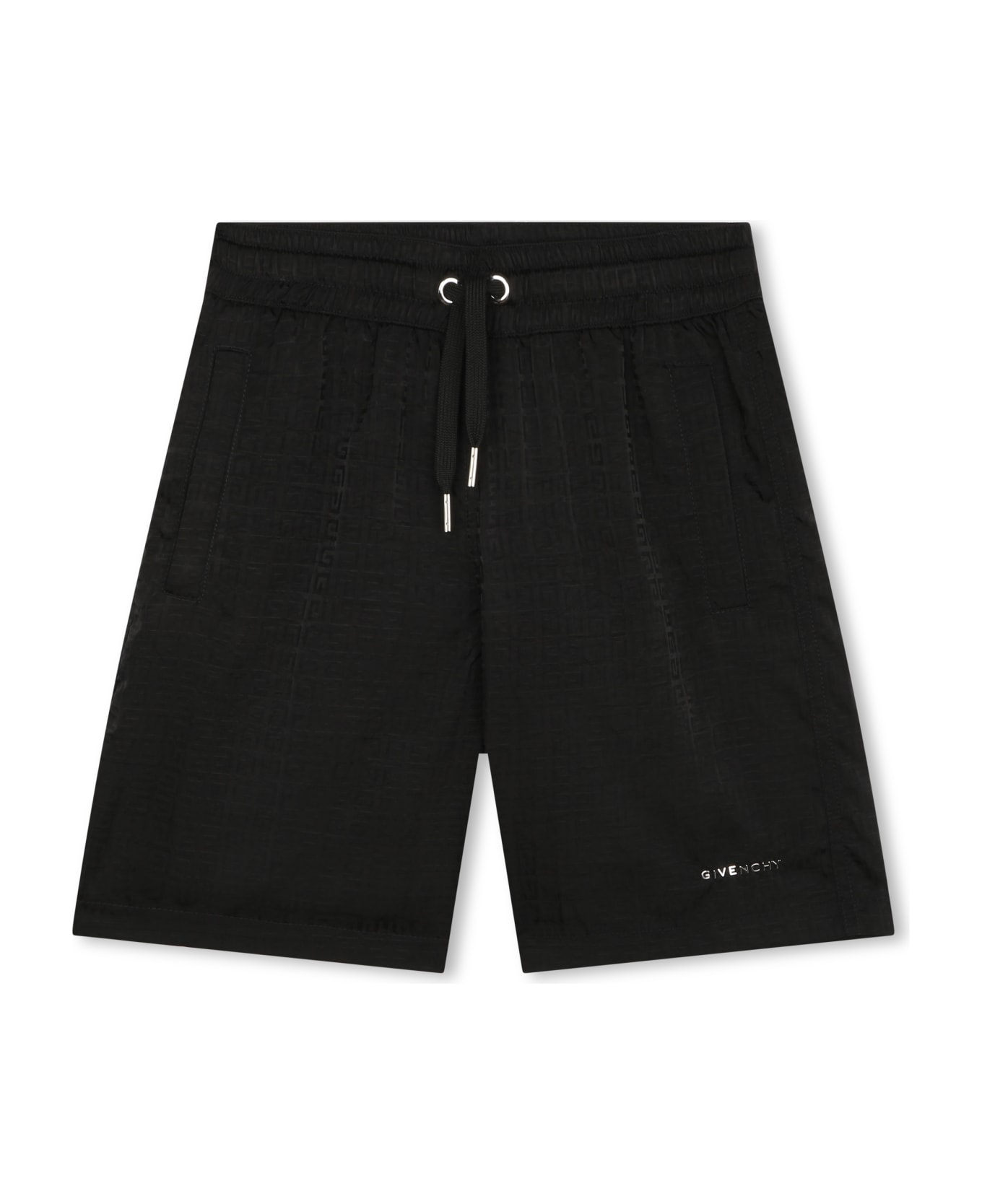 Givenchy Sports Shorts With Monogram - Black