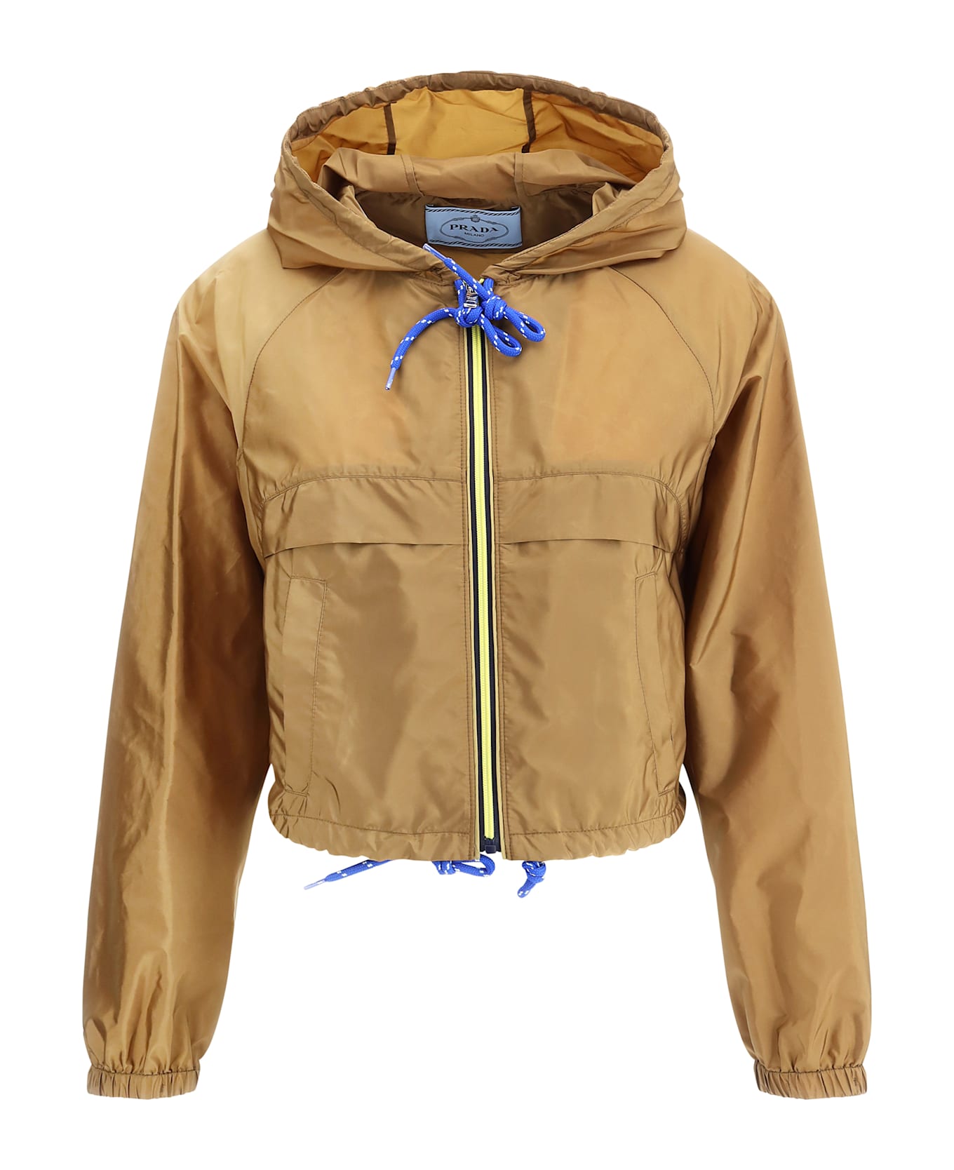Prada Waterproof Hooded Jacket - Sughero