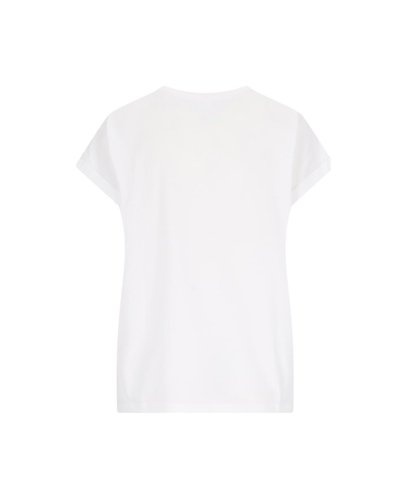 Balmain 'fenicottero Rosa' T-shirt - White