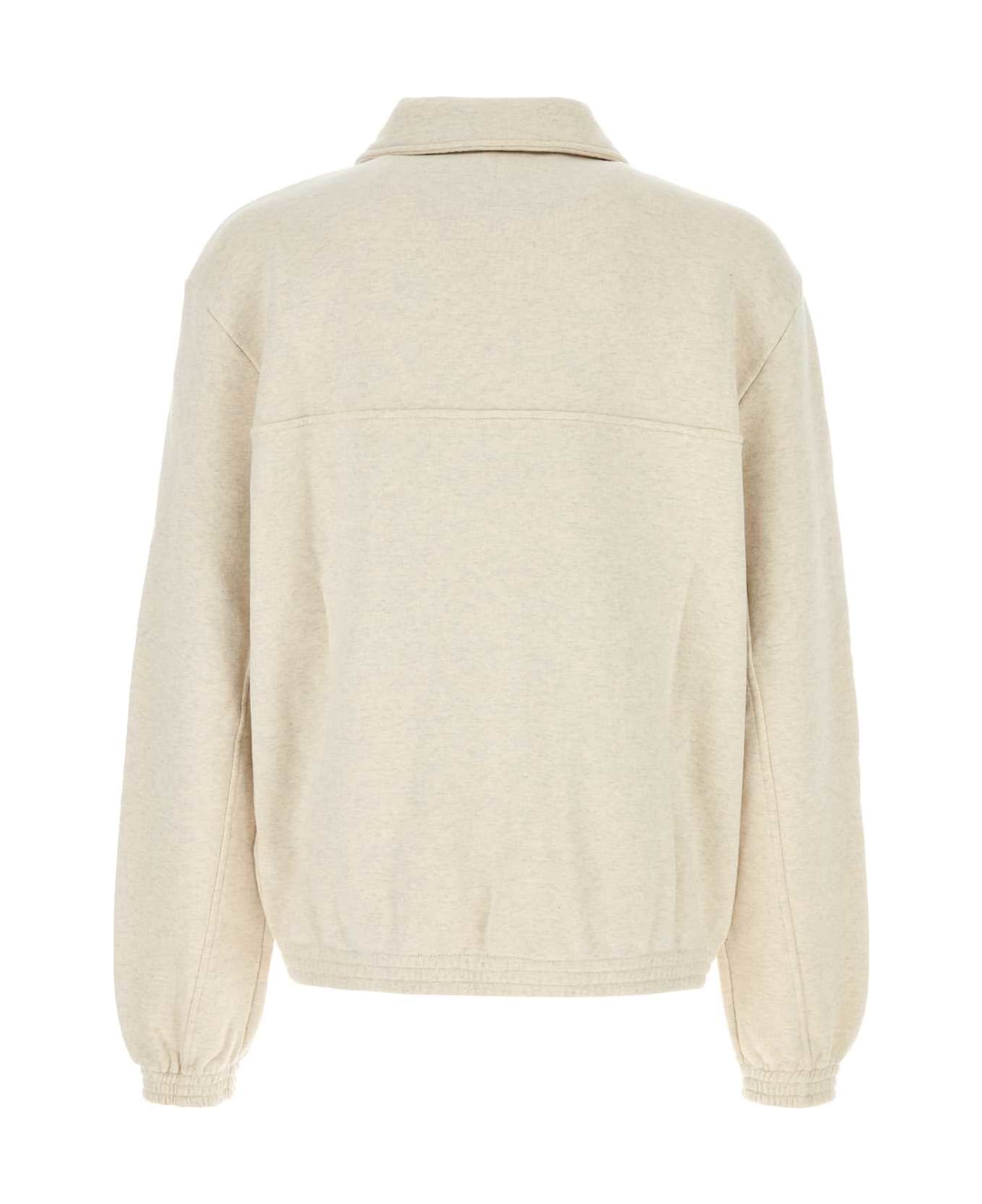 1989 Studio Melange Sand Cotton Sweatshirt - LIGHT CREAM