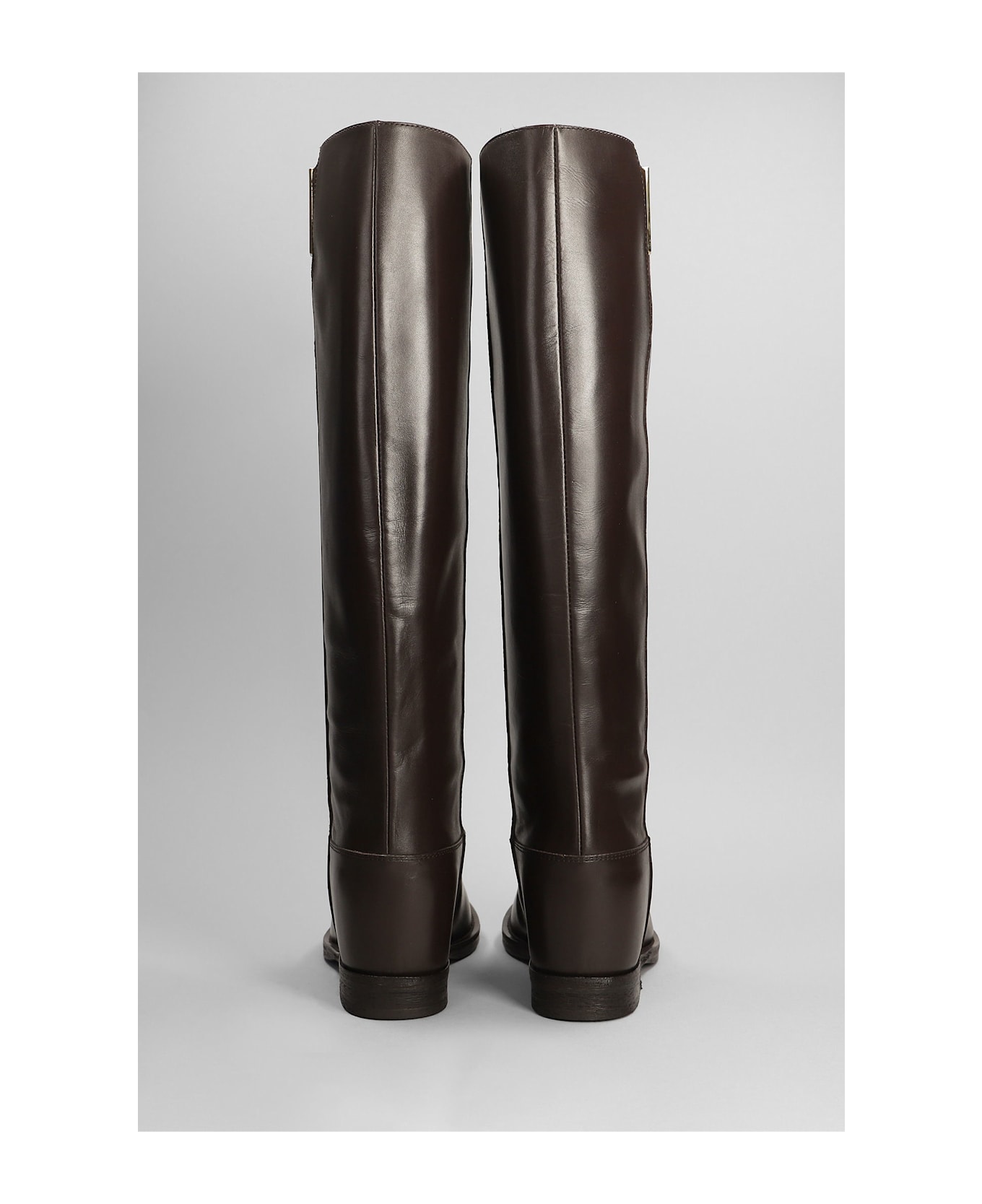 Via Roma 15 In Dark Brown Leather - dark brown