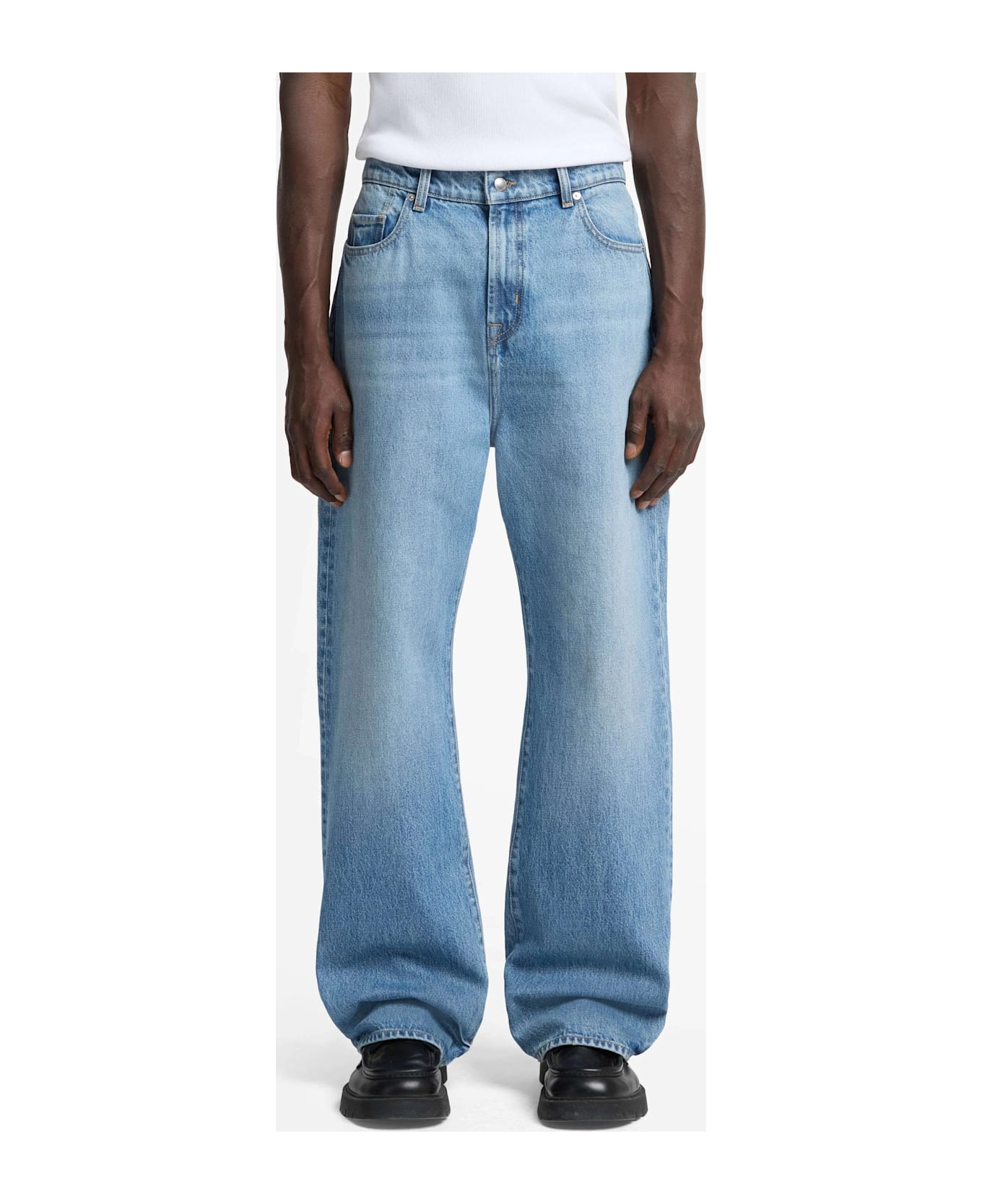7 For All Mankind Wide Leg Mason - Light Blue