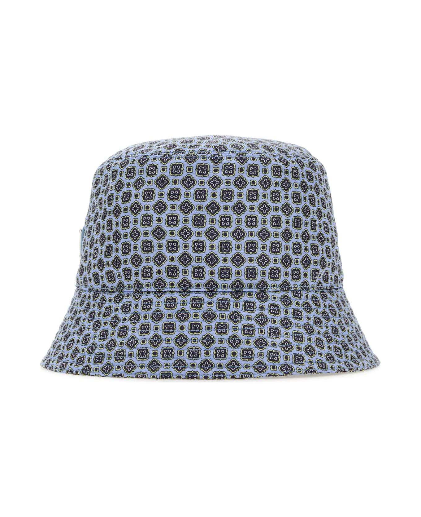 Prada Printed Re-nylon Bucket Hat - ASTRALE