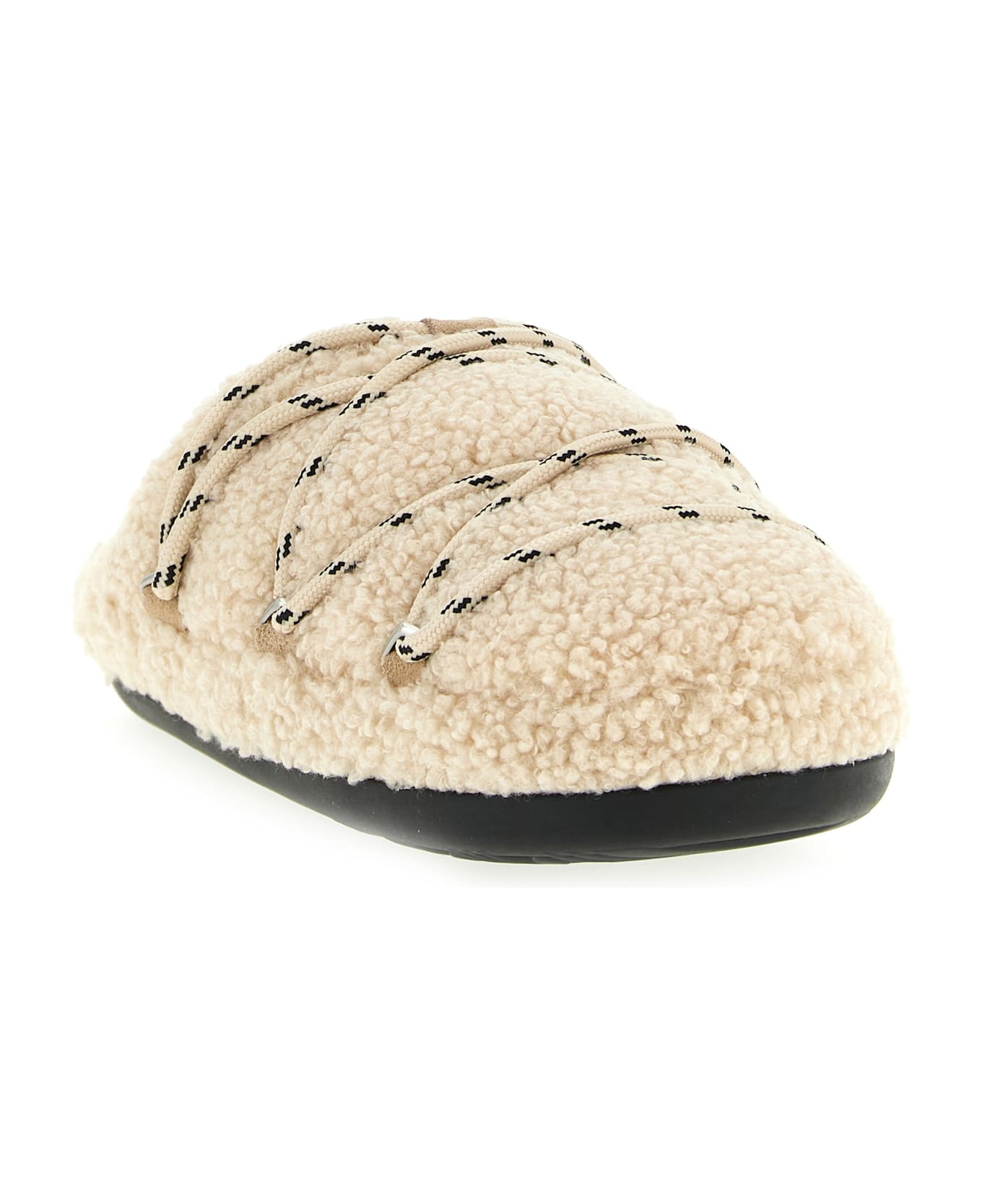 Moon Boot 'teddy Slipper' Mules - Beige