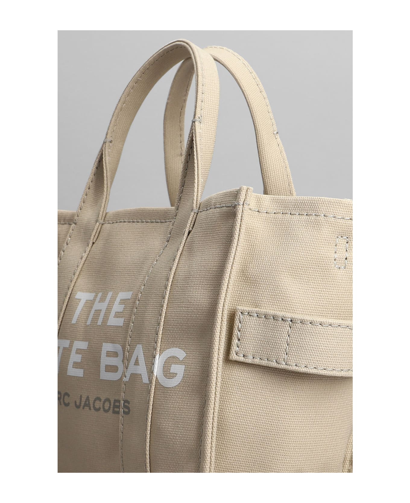 Marc Jacobs Tote In Beige Canvas - beige