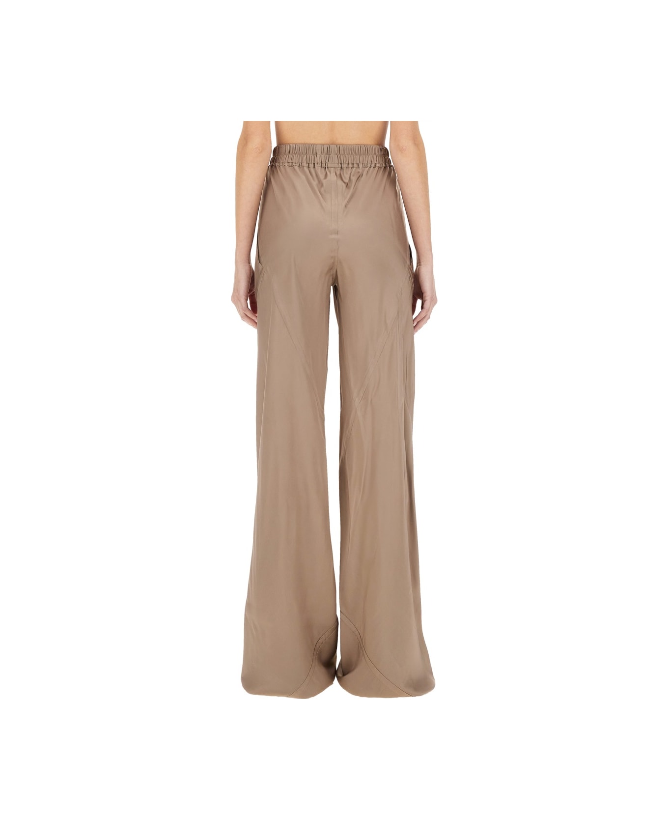 Rick Owens Wide Leg Pants - NUDE