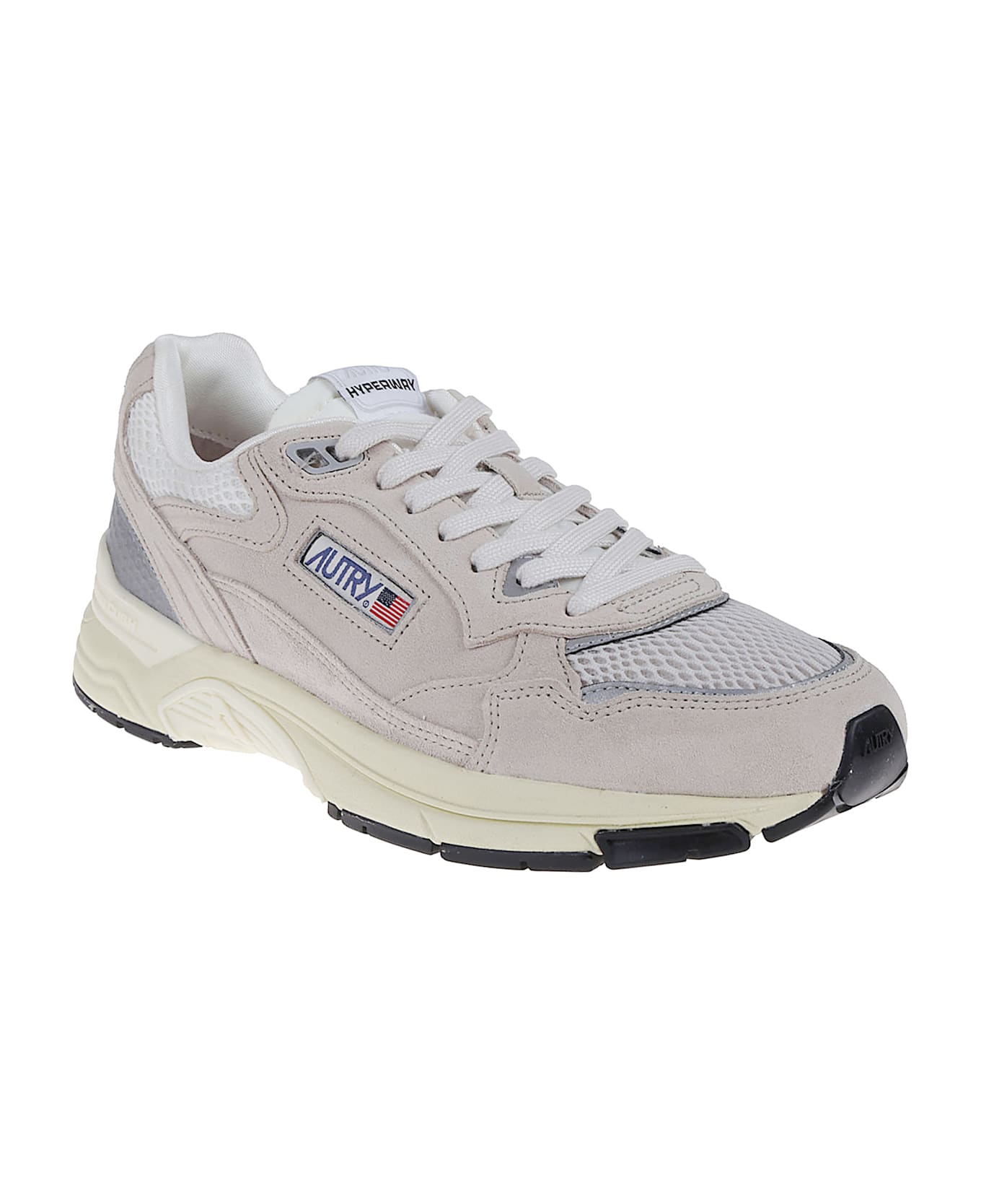 Autry Hyperway Low Sneakers - Sand/silver