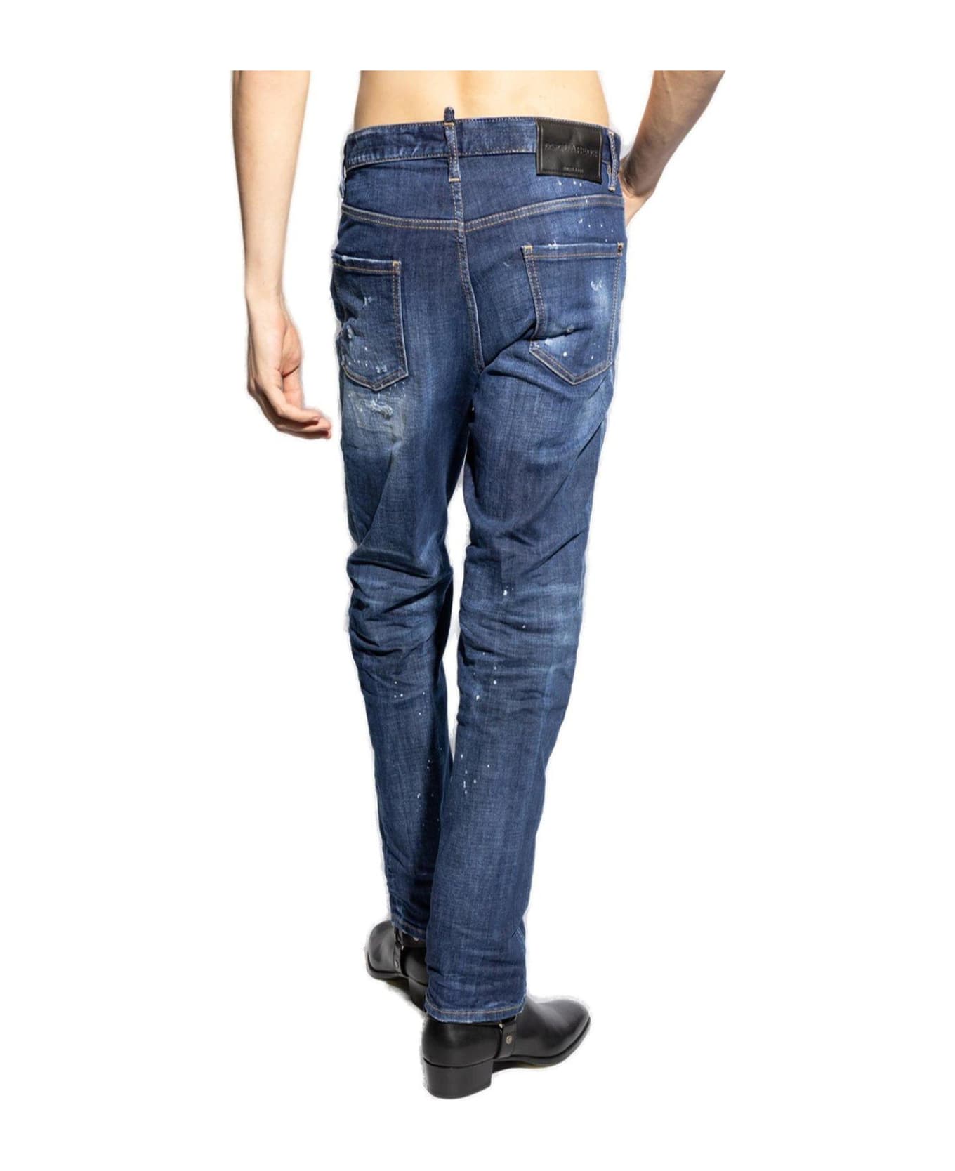 Dsquared2 Mid-rise Slim Jeans - Blue