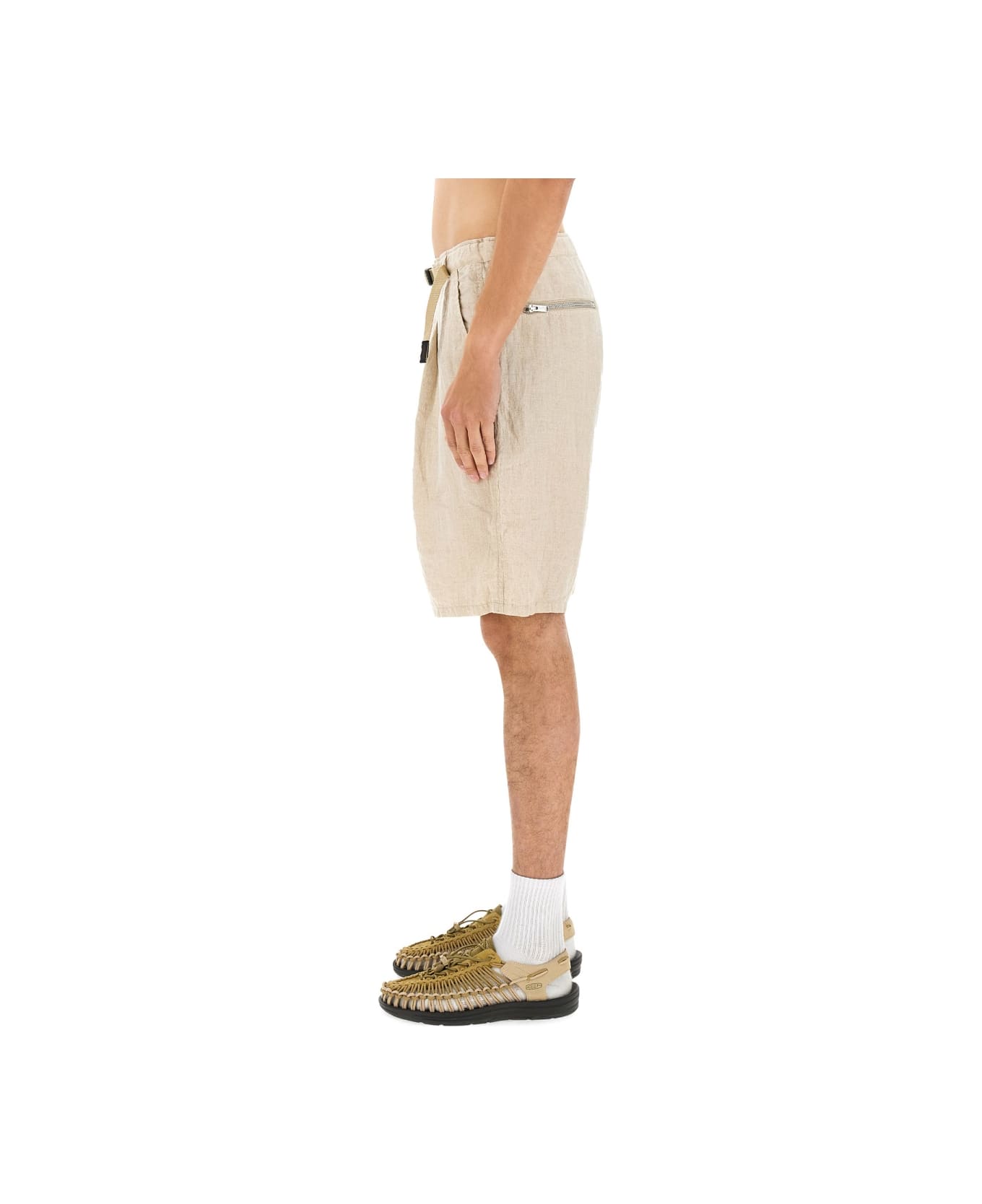 Undercover Jun Takahashi Linen Shorts - BEIGE