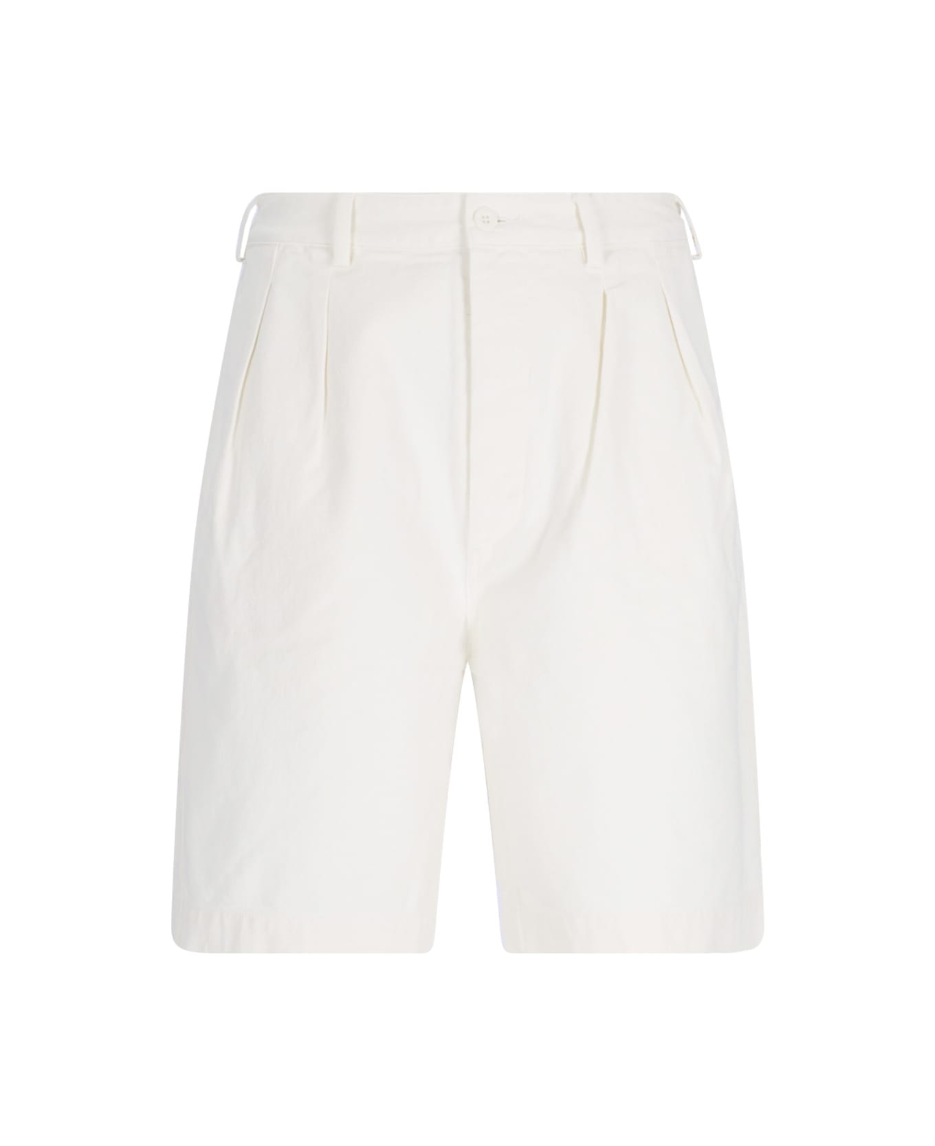 Sunflower Basic Bermuda Shorts - White