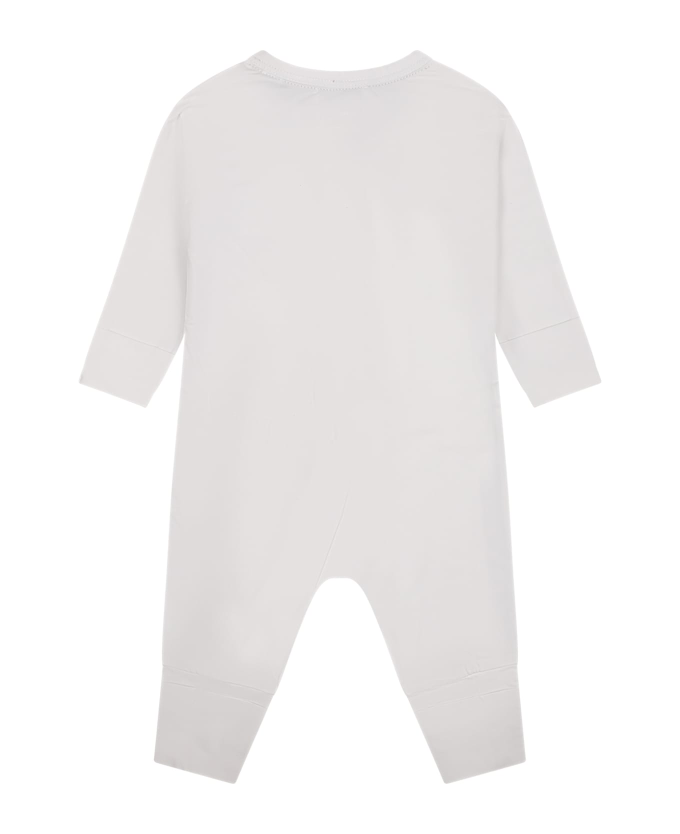 Burberry White Set For Babykids With Logo - White
