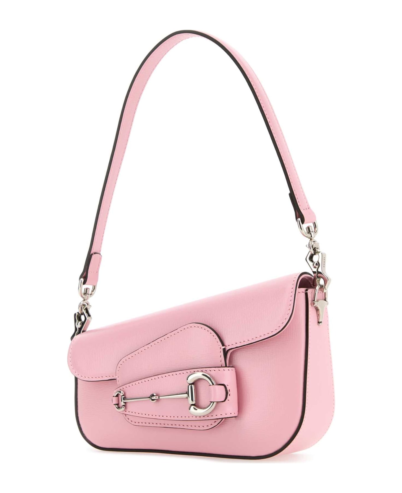 Gucci Pink Leather Mini Gucci Horsebit 1955 Handbag - SUGARPINK