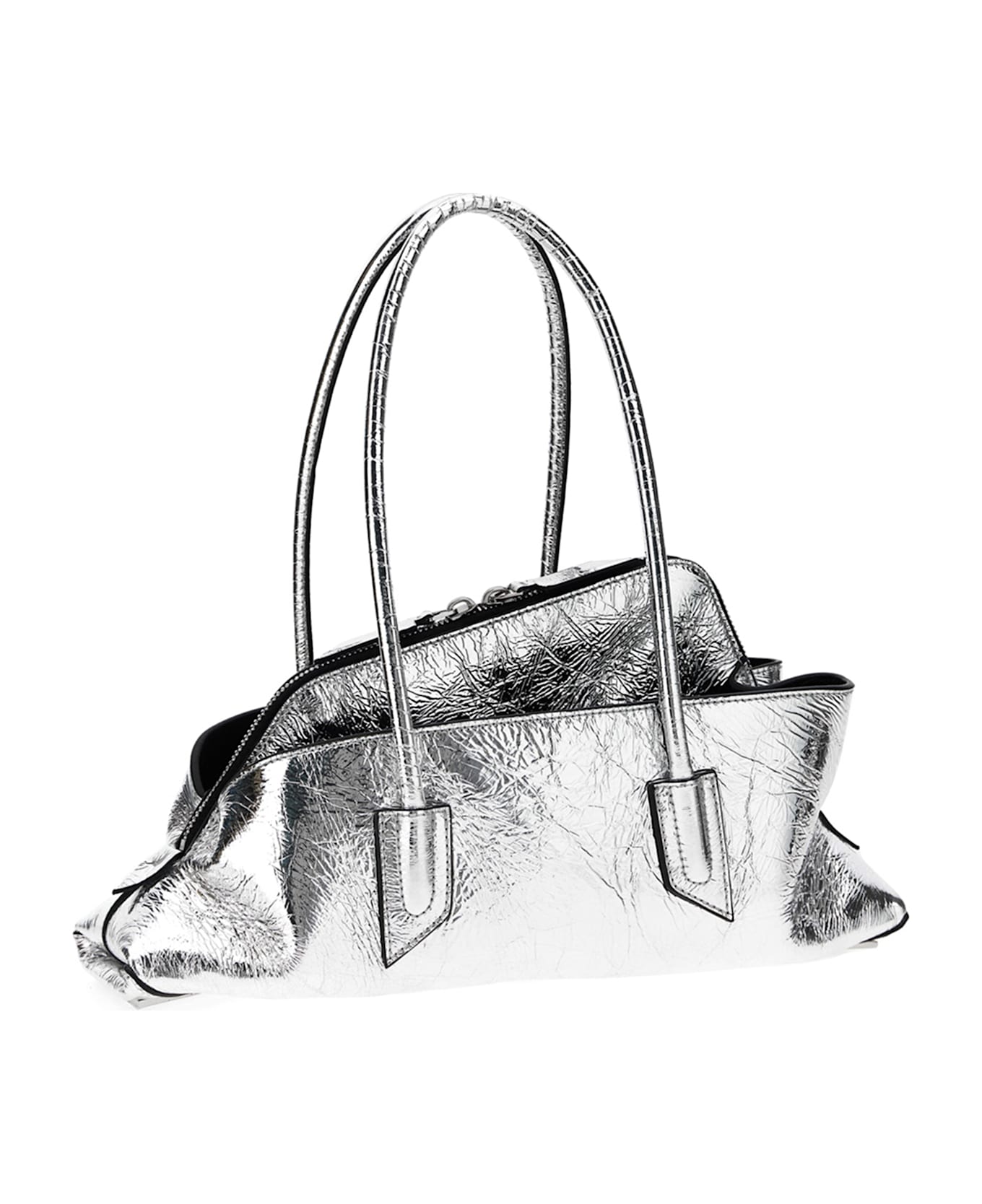 The Attico 
la Passeggiata Small
 Shoulder Bag - Silver