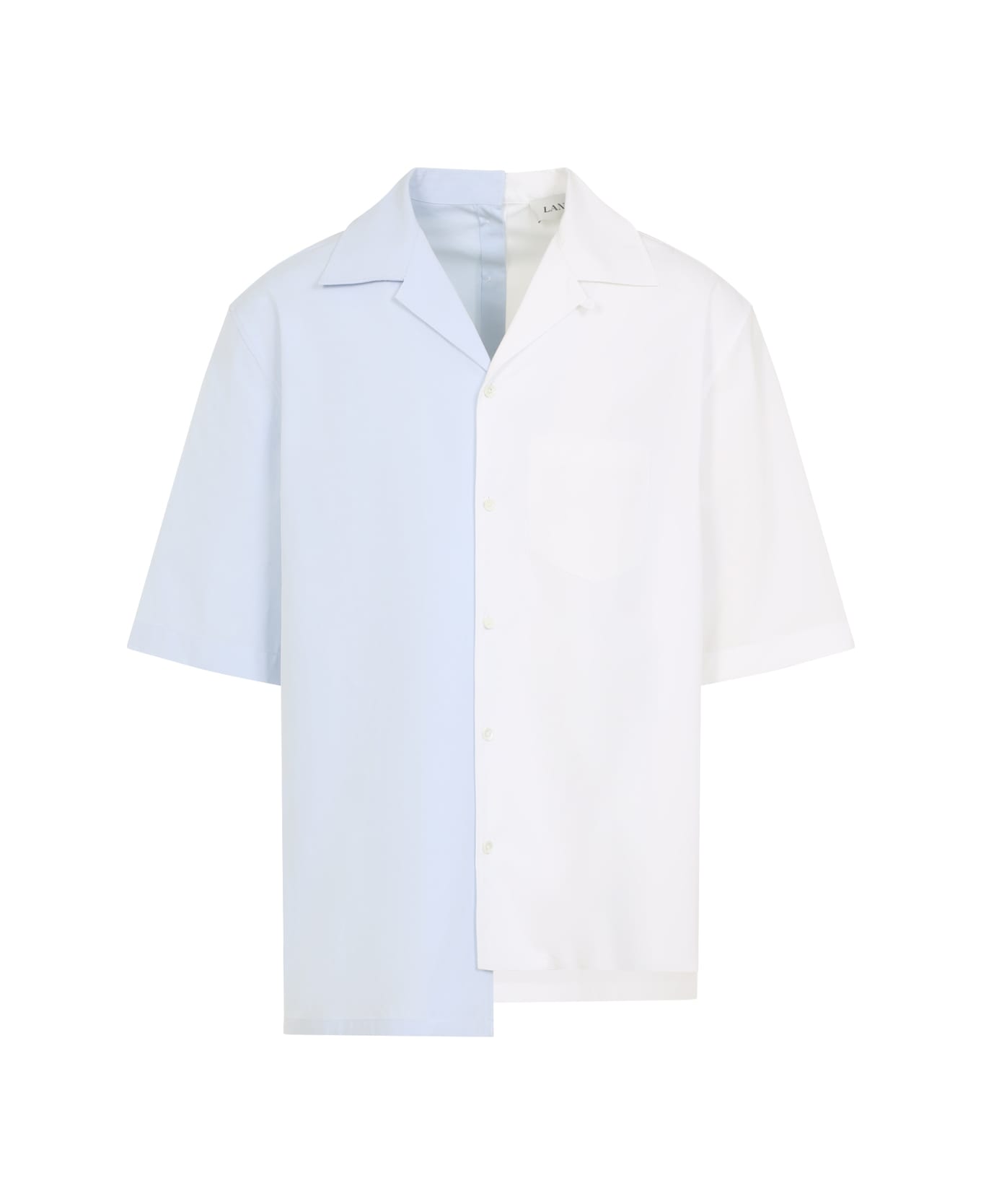 Bicolor Asymmetric Shirt - Thumbnail 3
