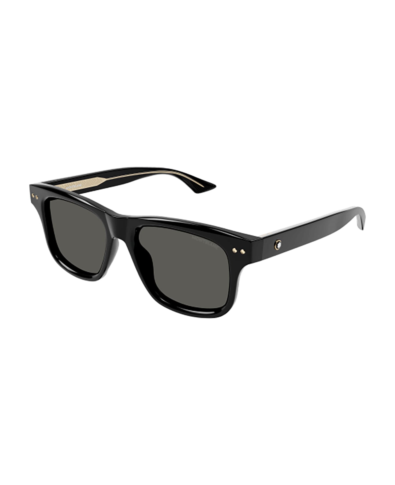 Montblanc MB0319S Sunglasses - Black Black Smoke