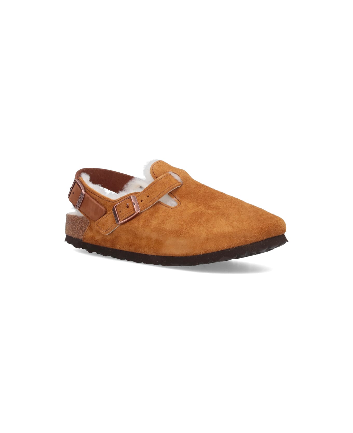 Birkenstock 
tokio
 Fur Mules - Leather Brown