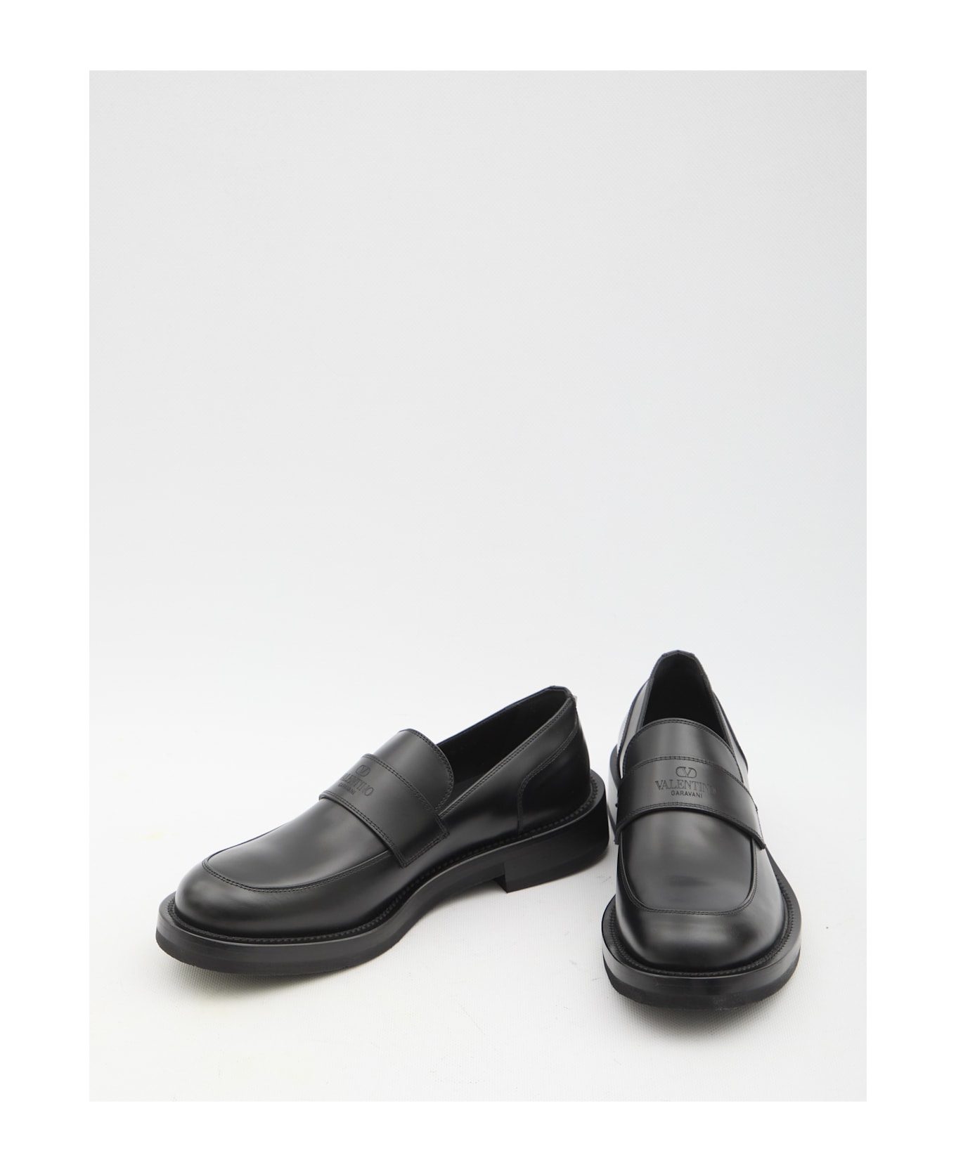 Valentino Garavani Rockstud Essential Loafers - BLACK