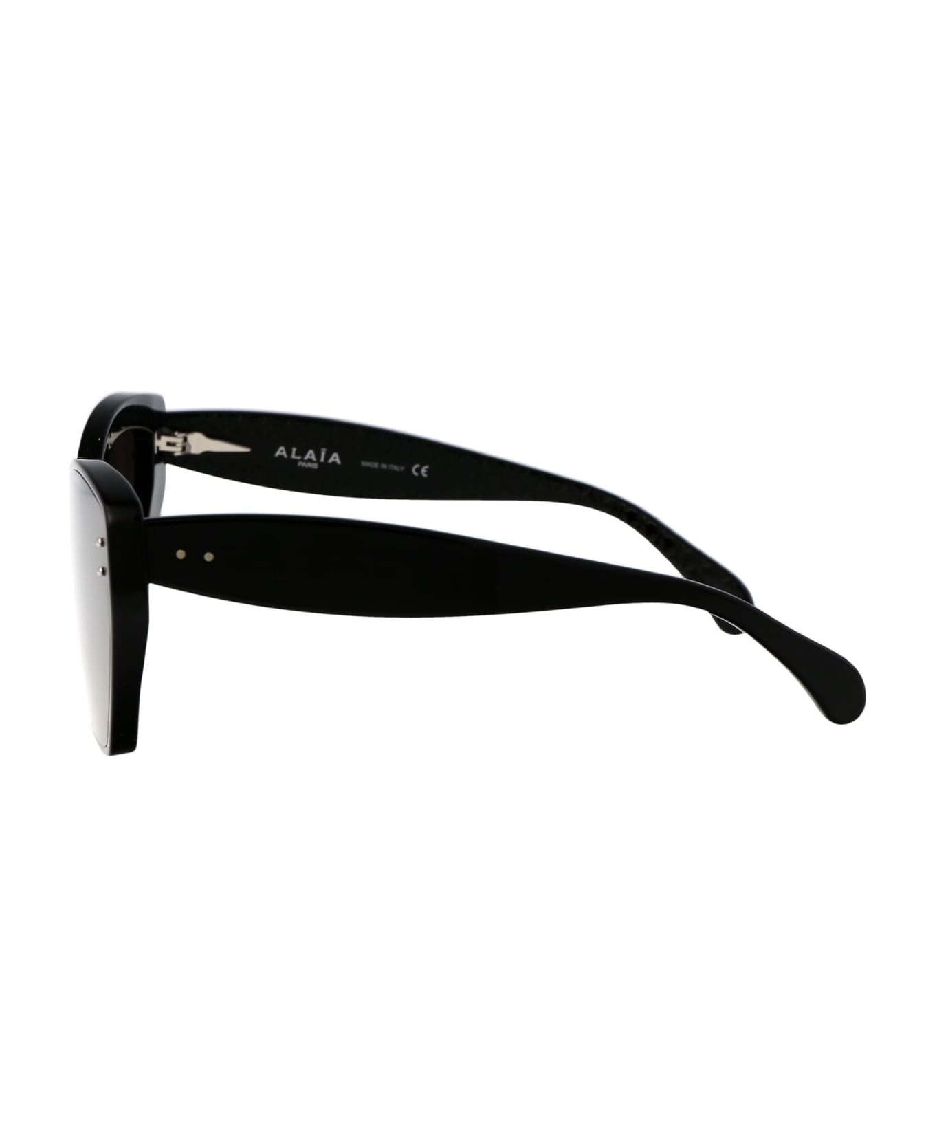 Alaia Aa0044s Sunglasses - 001 BLACK BLACK GREY