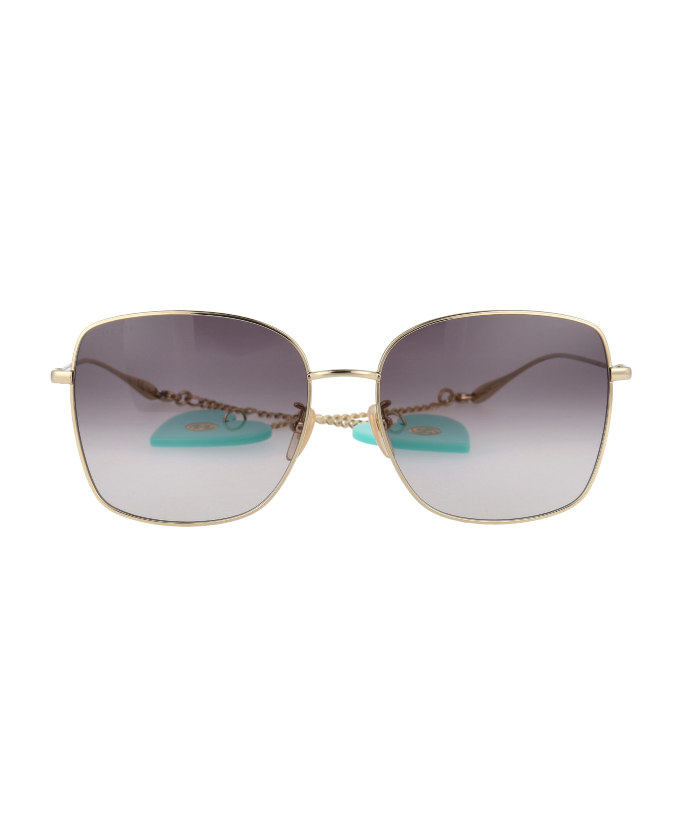 Gucci Eyewear Gg1030sk Sunglasses - 003 GOLD GOLD GREY サングラス