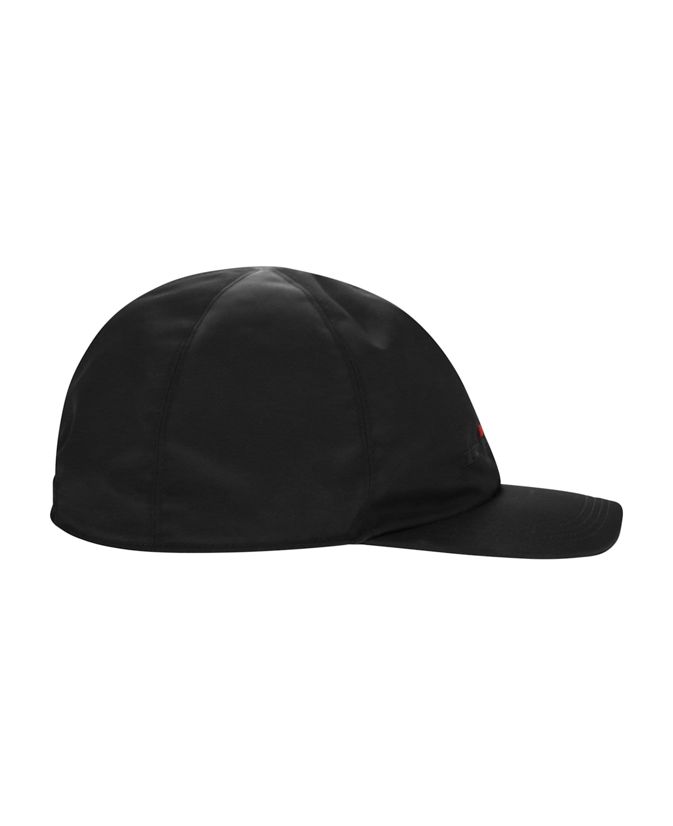 Kiton Baseball Cap With Logo - Black
