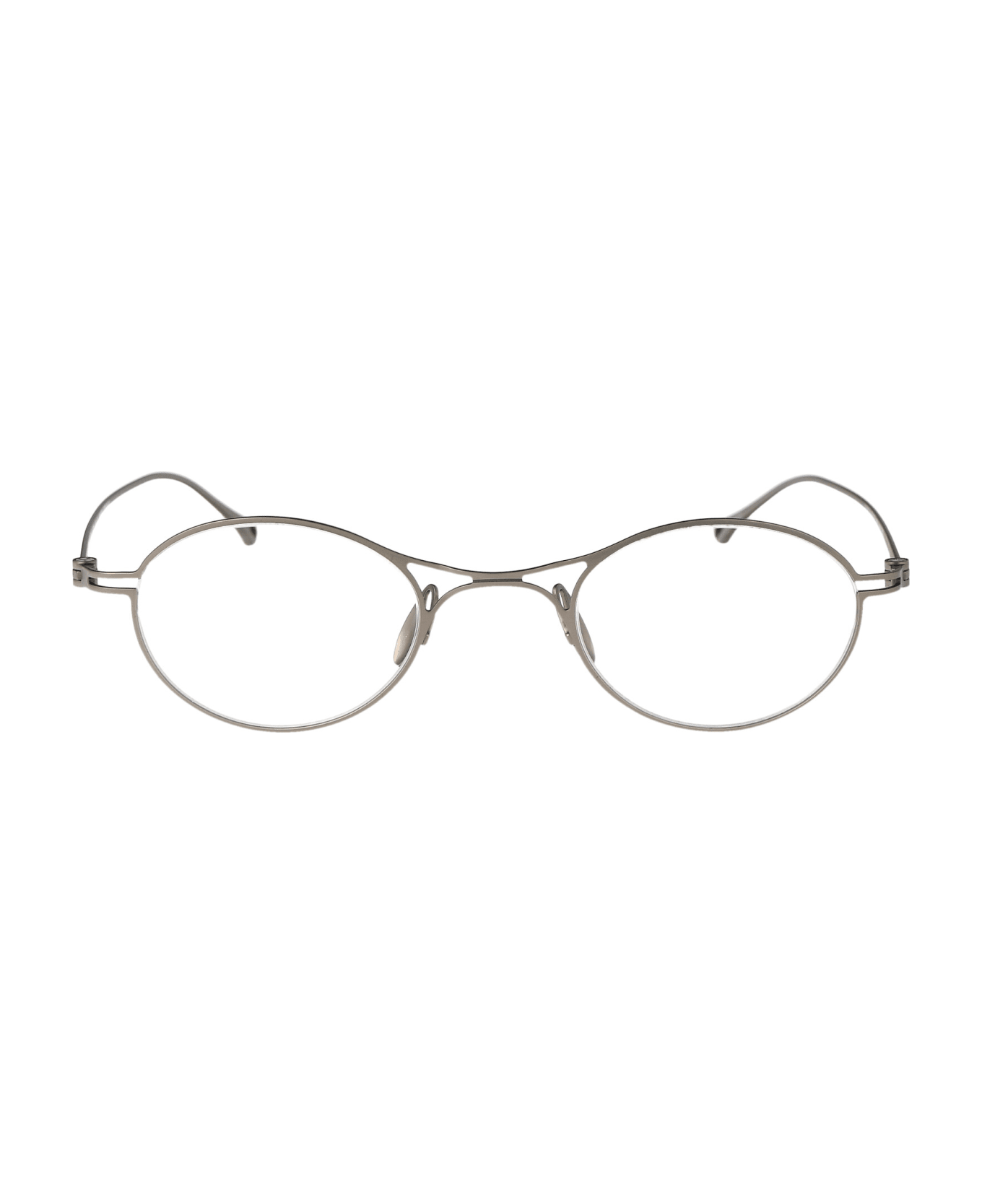 Giorgio Armani 0ar5135t Glasses - 3346 Matte Silver アイウェア