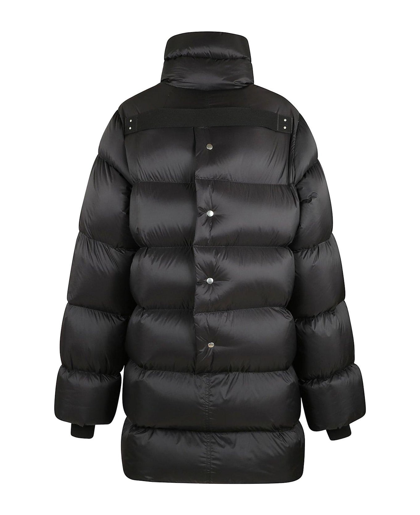 Rick Owens Zipped Padded Coat - Black