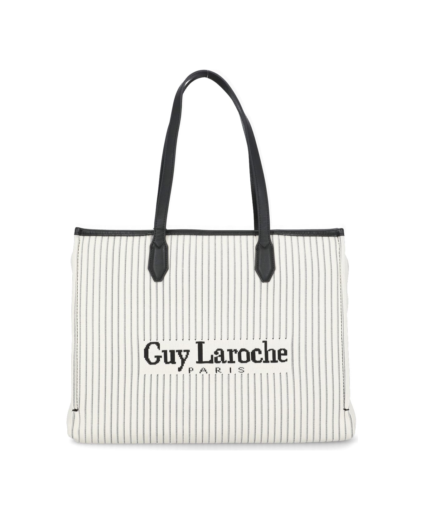 Guy Laroche Women's Logoed Shoulder Bag in Ivory | FW23/24