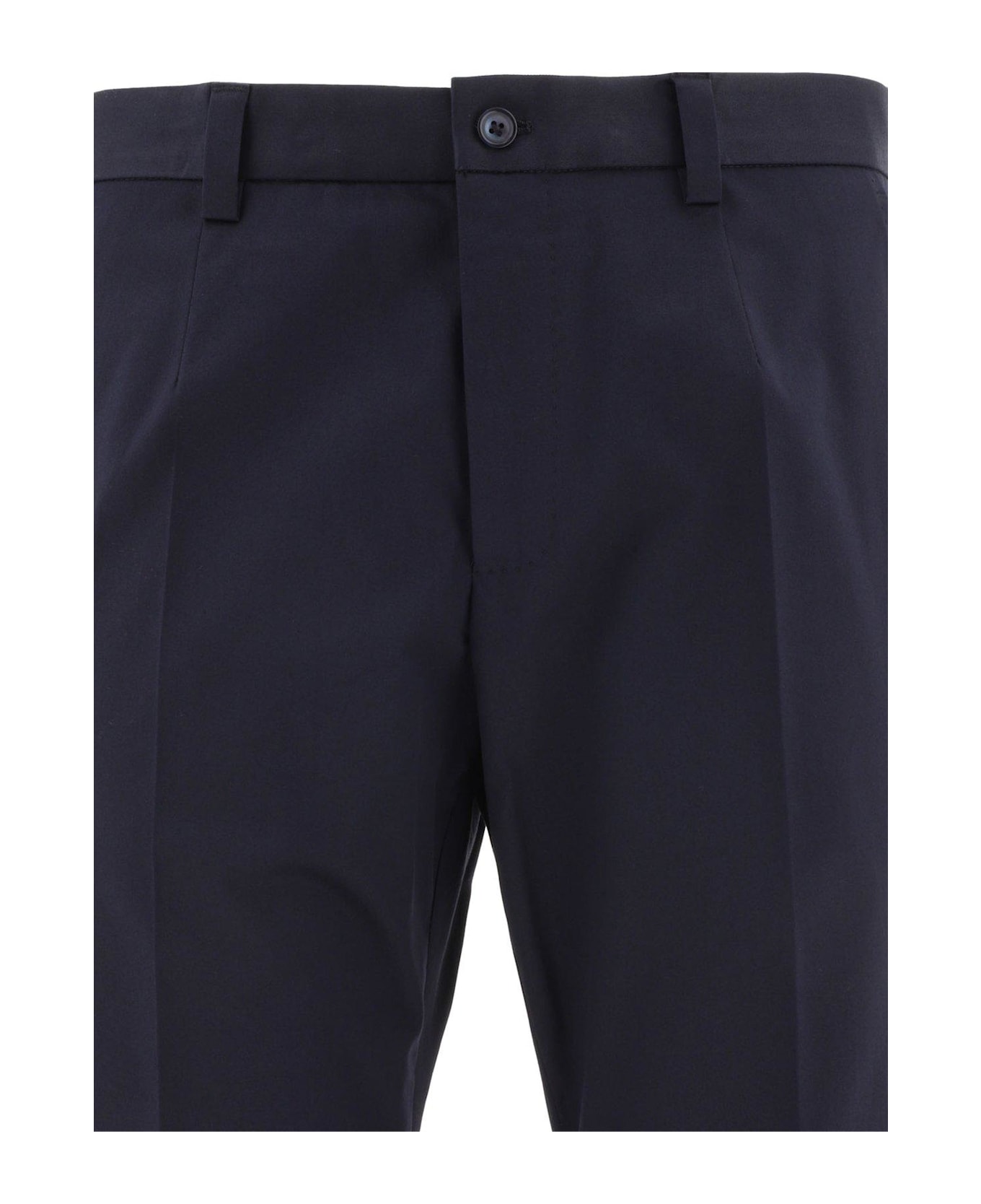 Dolce 
Gabbana Mid-rise Chino Trousers - BLU SCURISSIMO 1