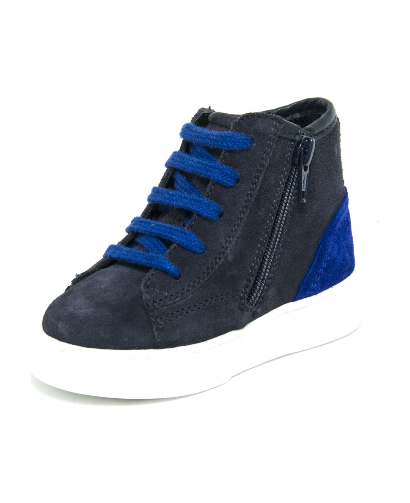 Hogan Sneakers H365 In Blue Suede - Blu