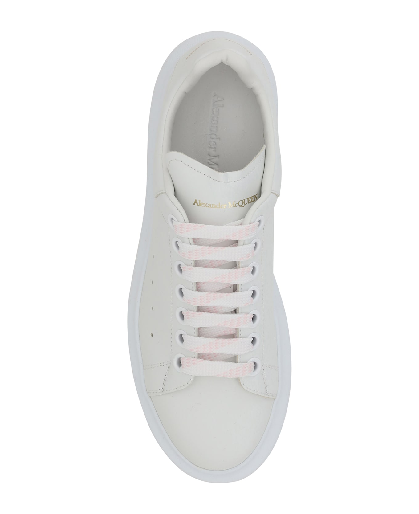Alexander McQueen Leather Sneakers - White