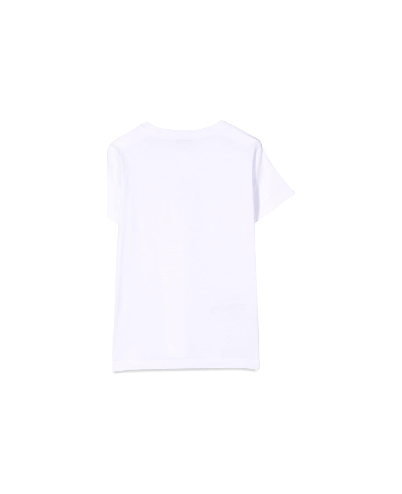 Il Gufo T-shirt M/short Blue/white - BLUE