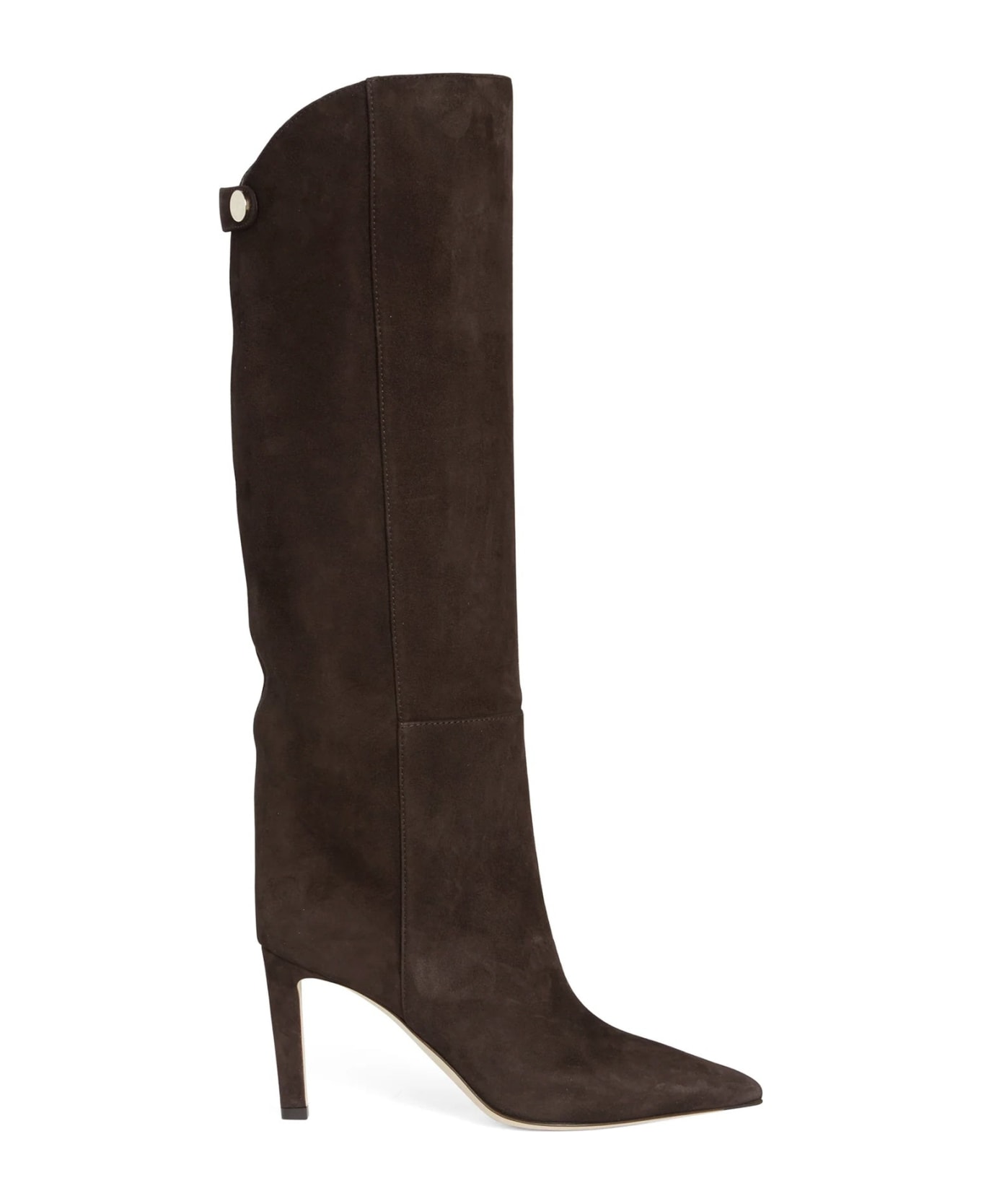 Jimmy Choo Alizze 85 Suede Boots - Brown