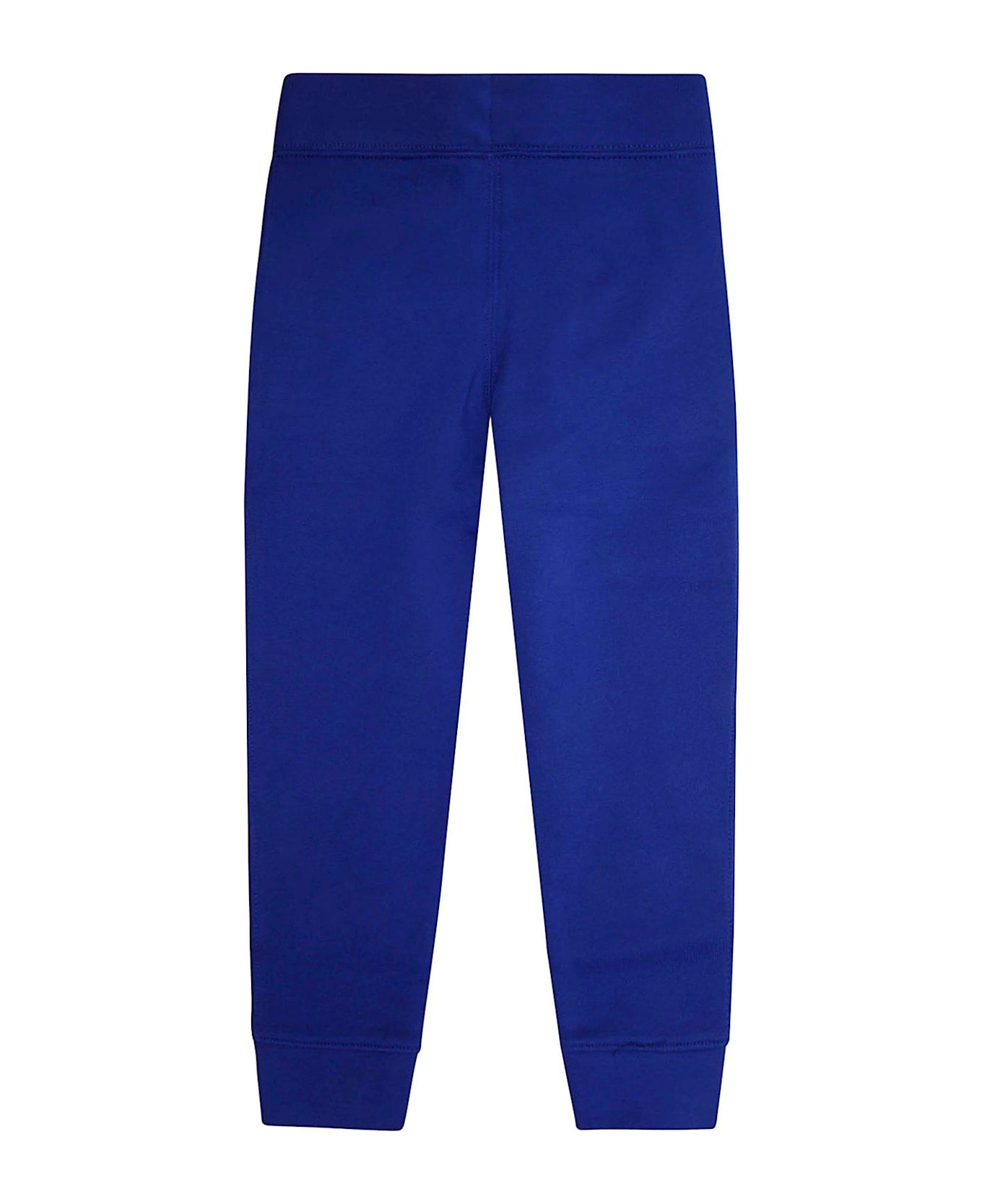 Ralph Lauren Polo Pony Embroidered Drawstring Track Pants - Blu