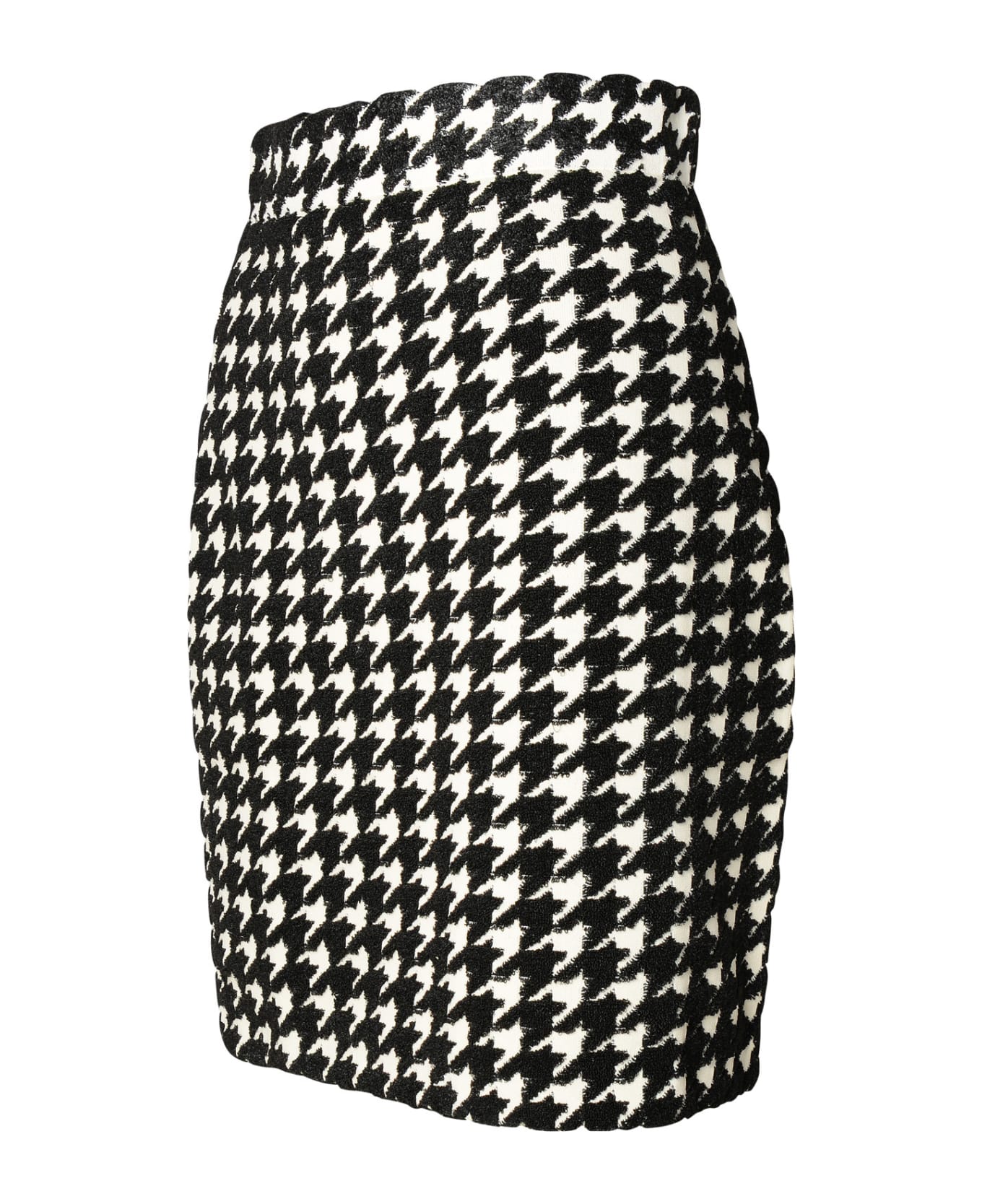 Burberry Black Viscose Blend Skirt - Multicolor