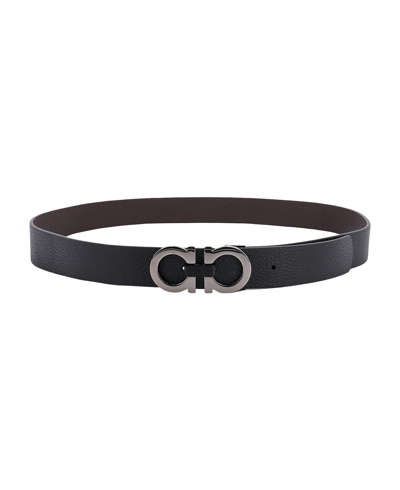 Ferragamo Belt - NEROHICKORY