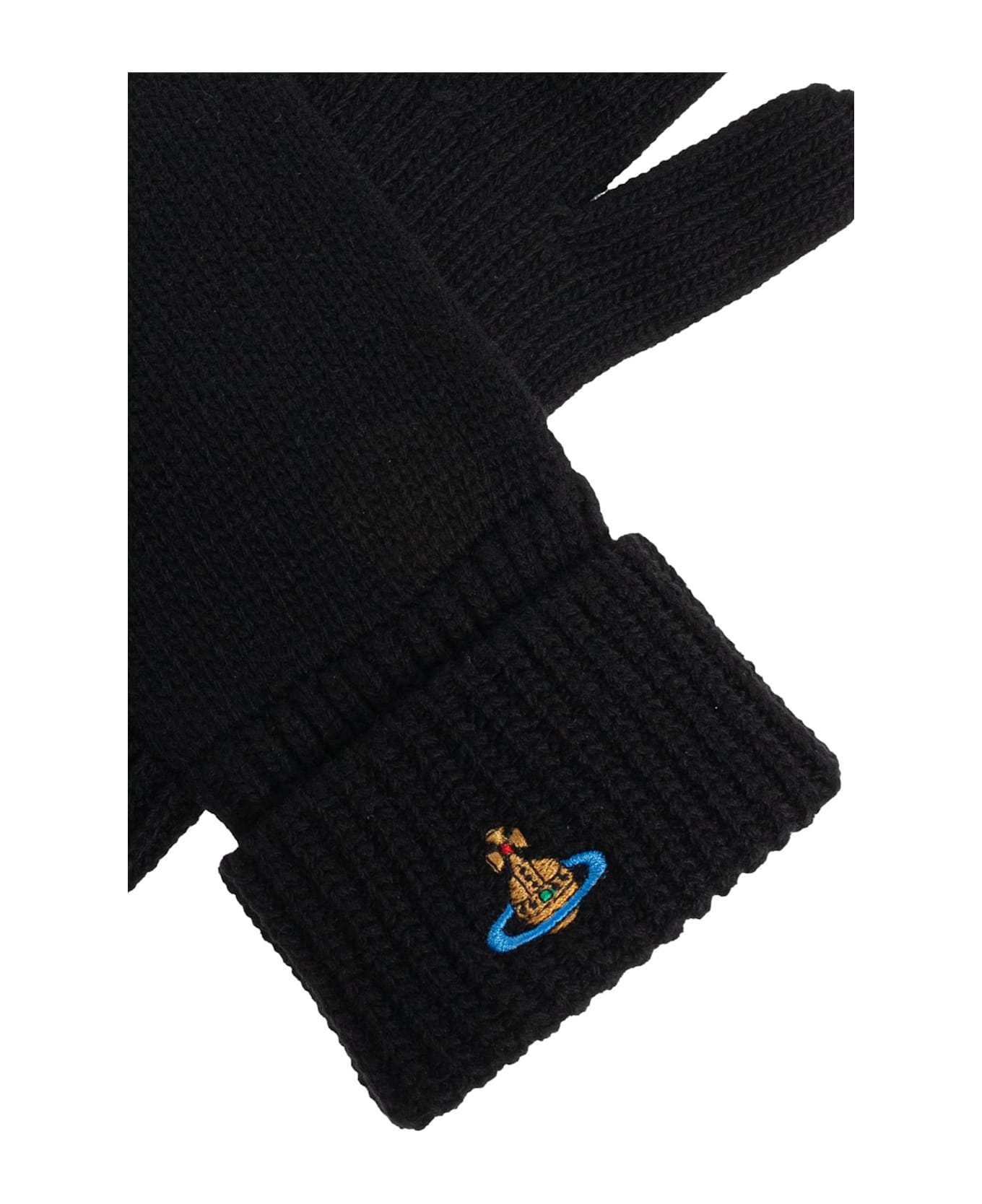 Vivienne Westwood Cashmere Gloves - BLACK