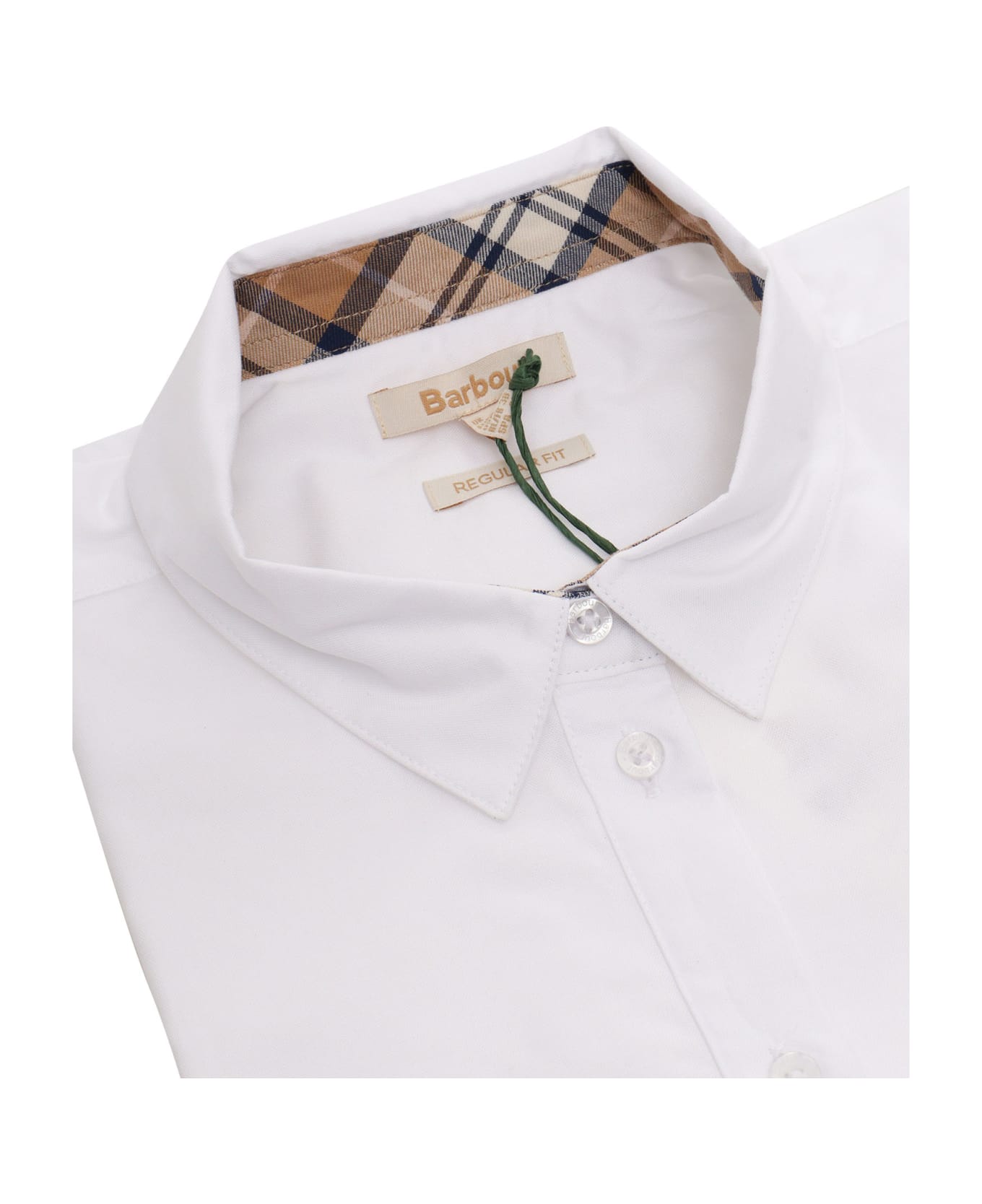 Barbour White Denver Shirt - WHITE シャツ